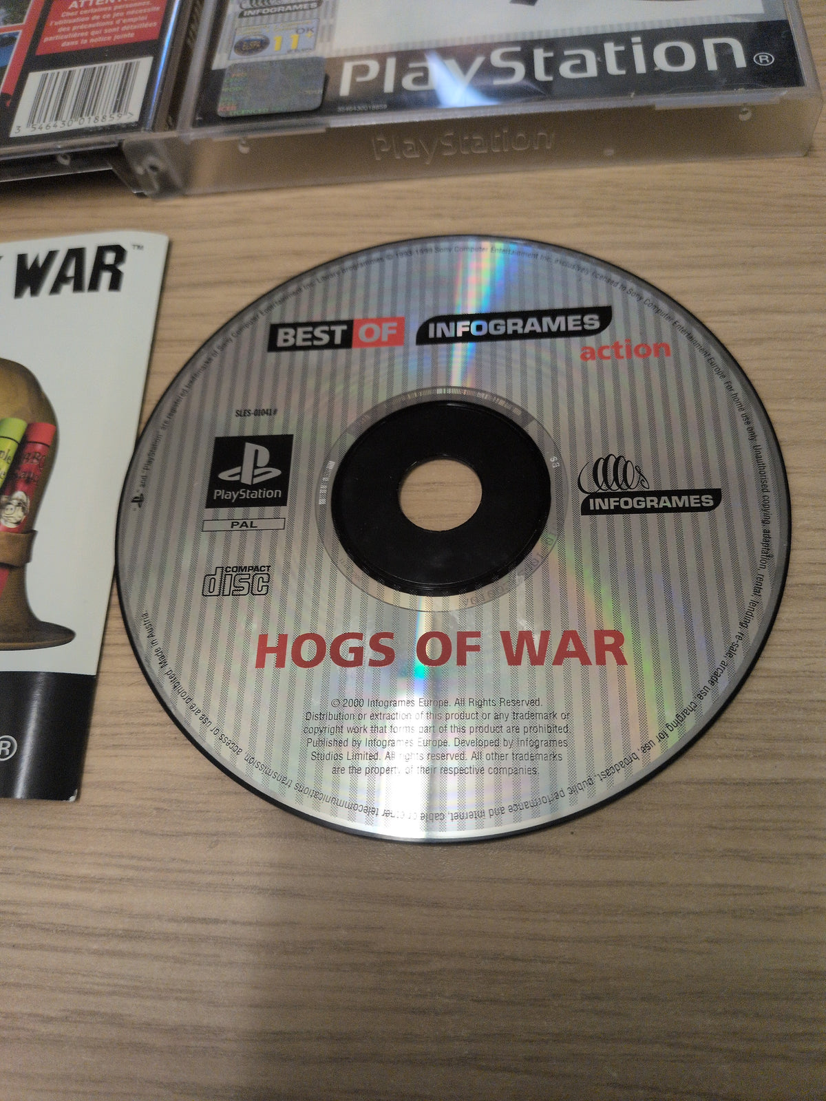 Hogs of War (Best of Infogrames) Sony PS1 game