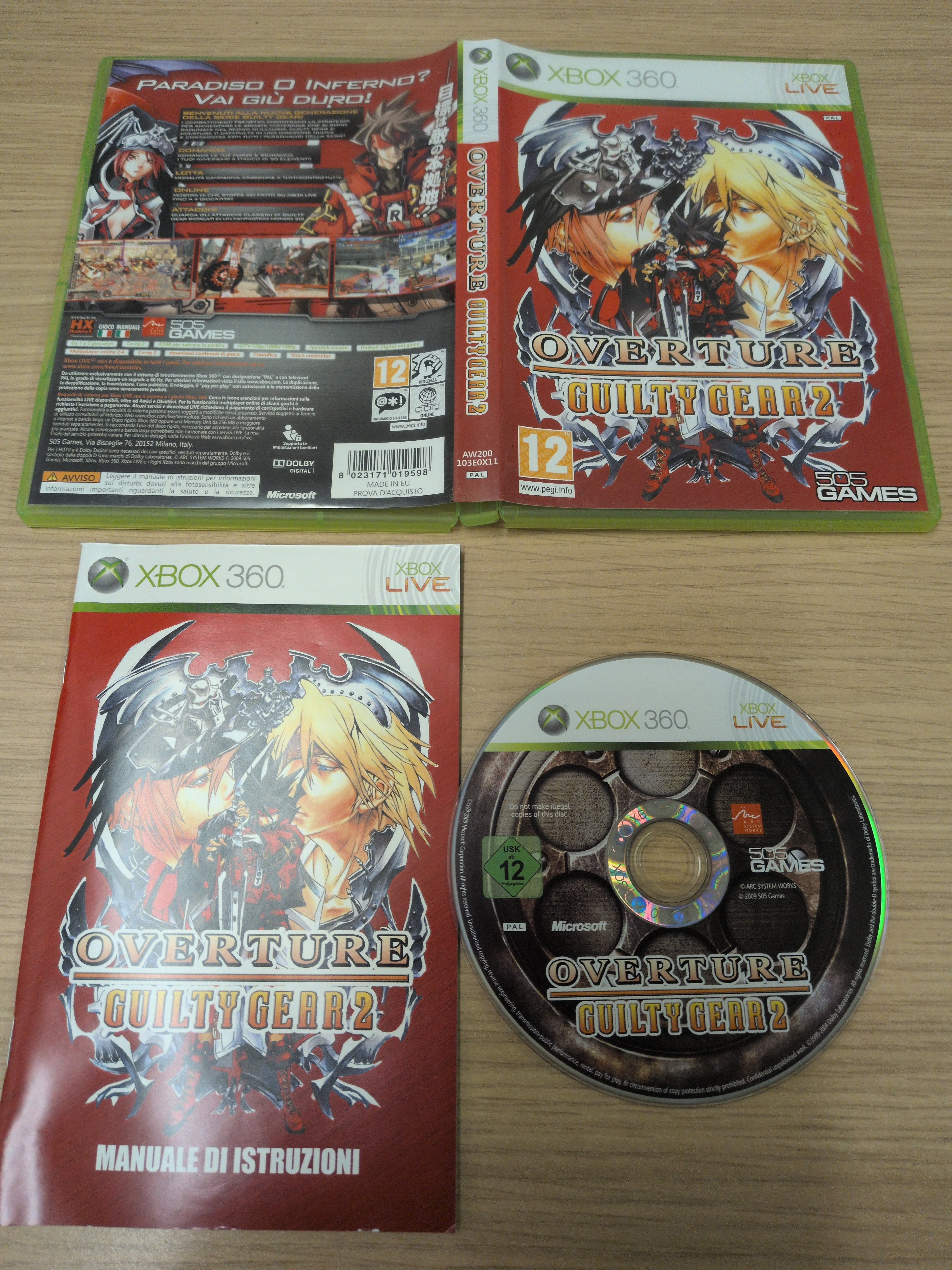 guilty gear 2 overture xbox 360 Overture Guilty Gear 2 Xbox 360 game ITA – retro game store uk