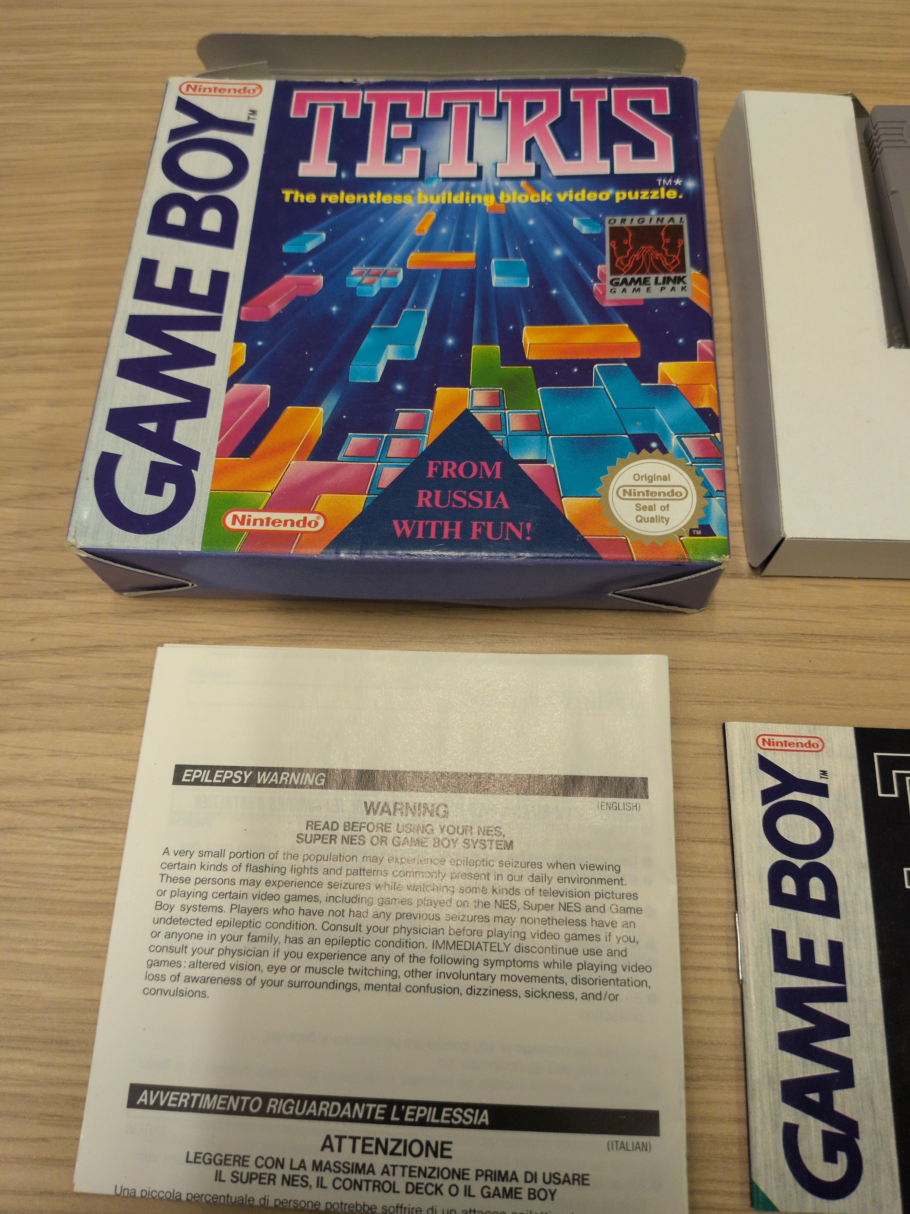 Tetris Nintendo Game Boy game Boxed