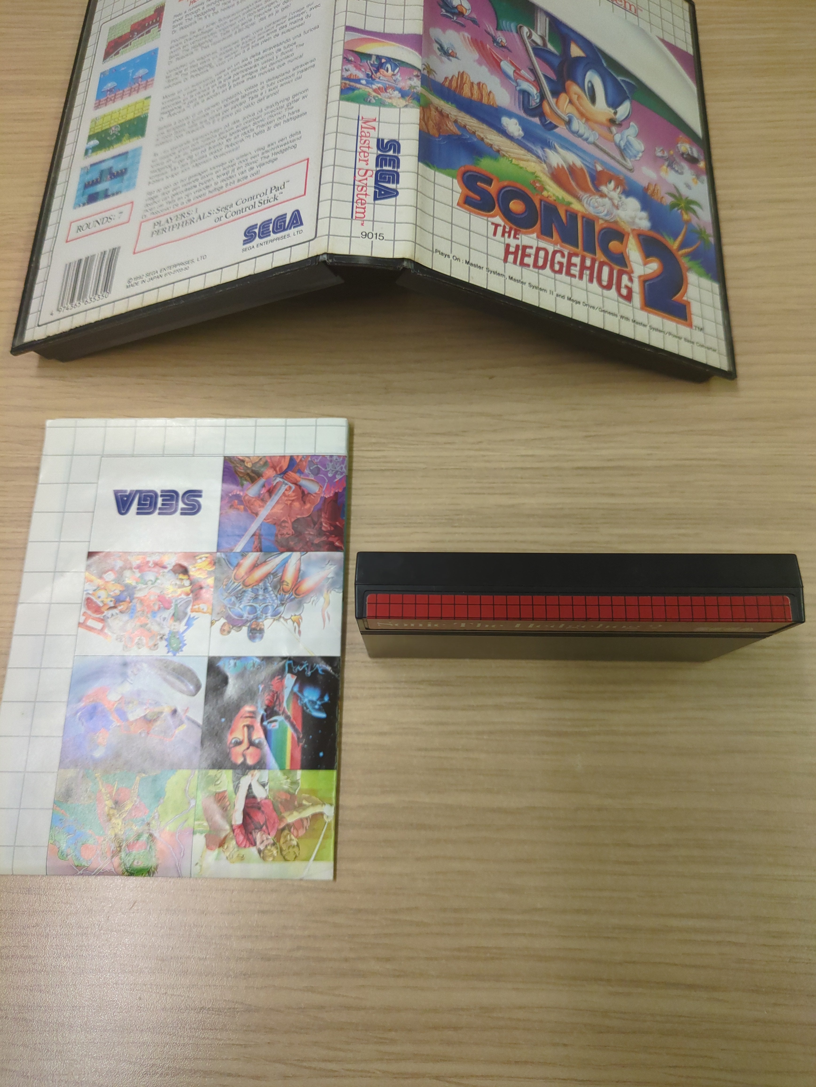 Sonic The Hedgehog 2 Sega Master System game