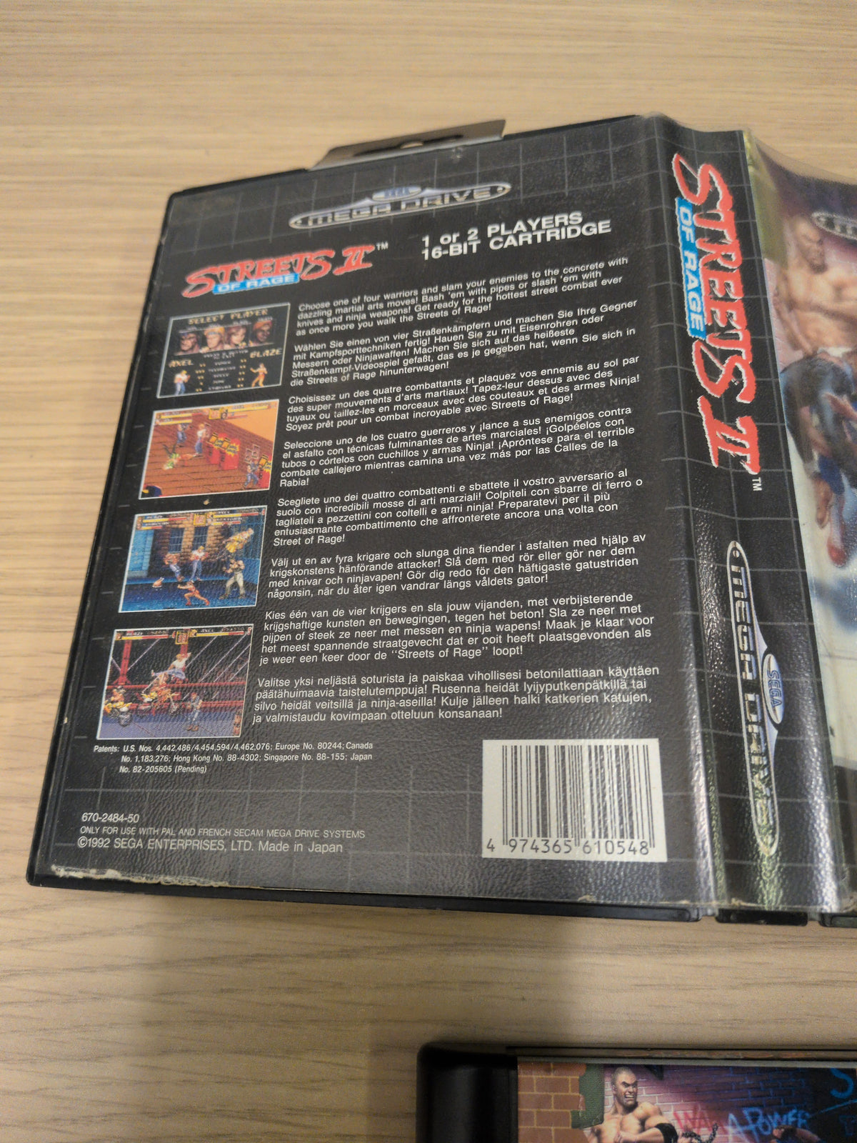 Streets of Rage II Sega Mega Drive game