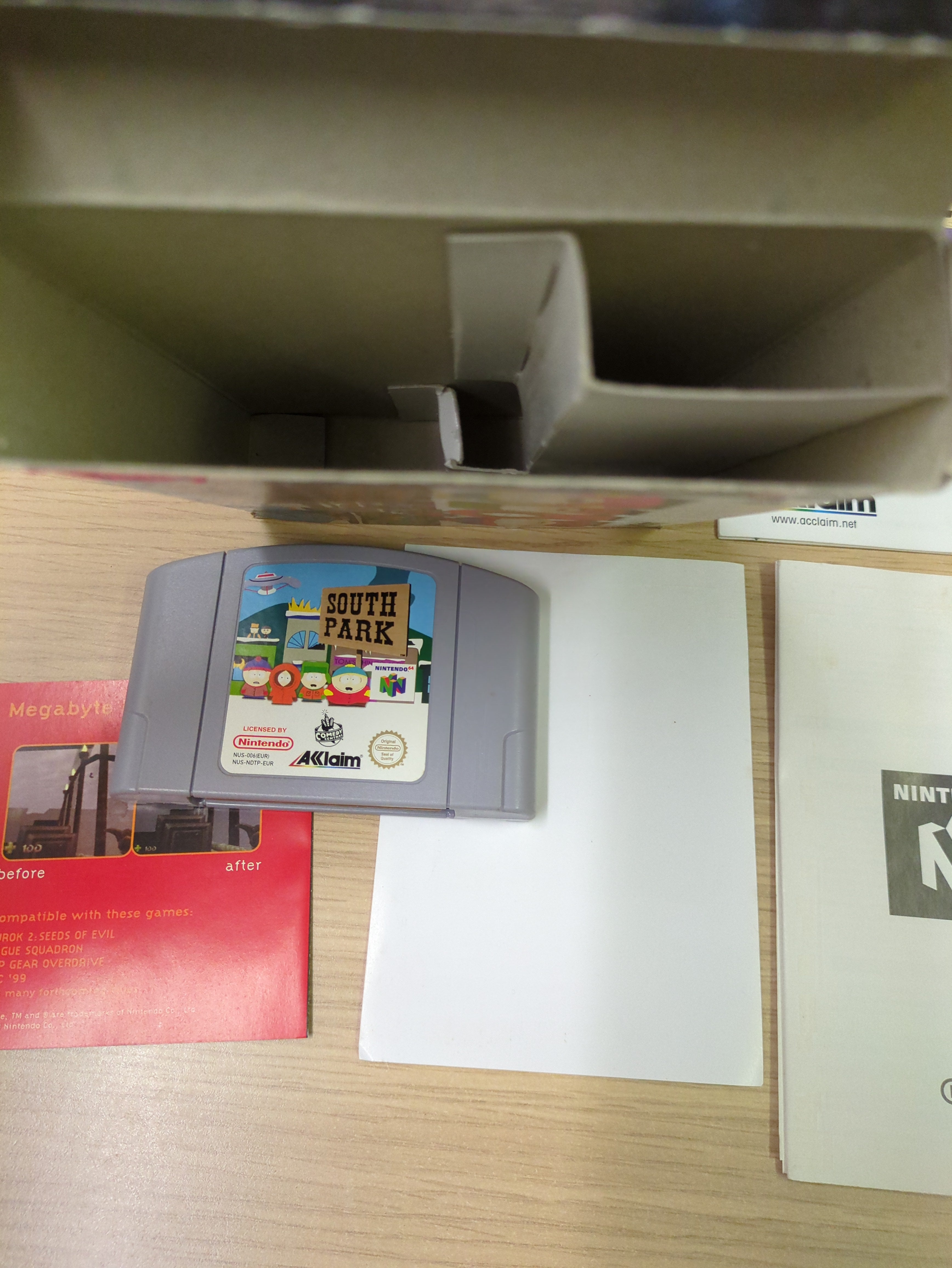 South Park Nintendo N64 game