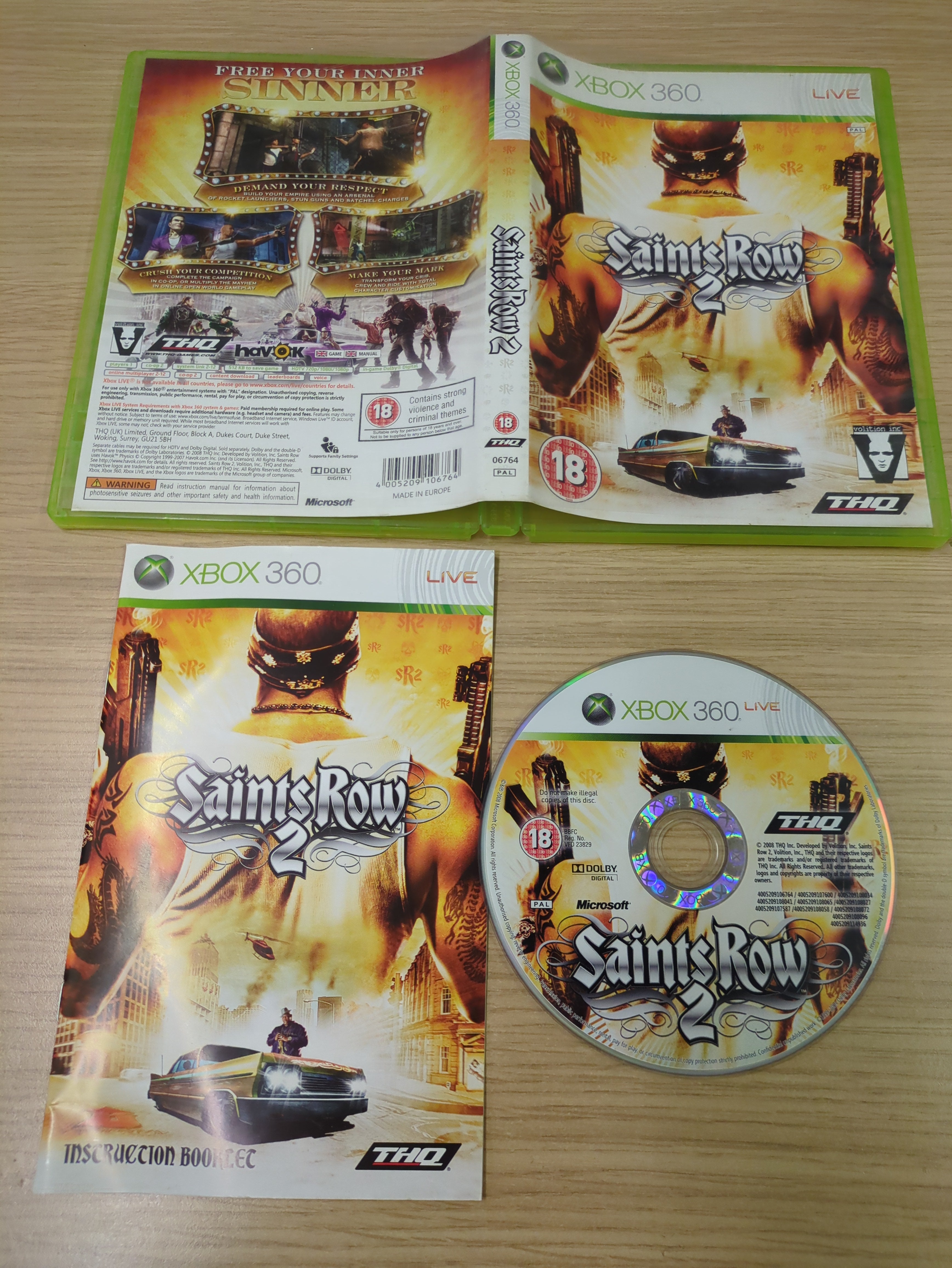 Saints Row 2 Xbox 360 game