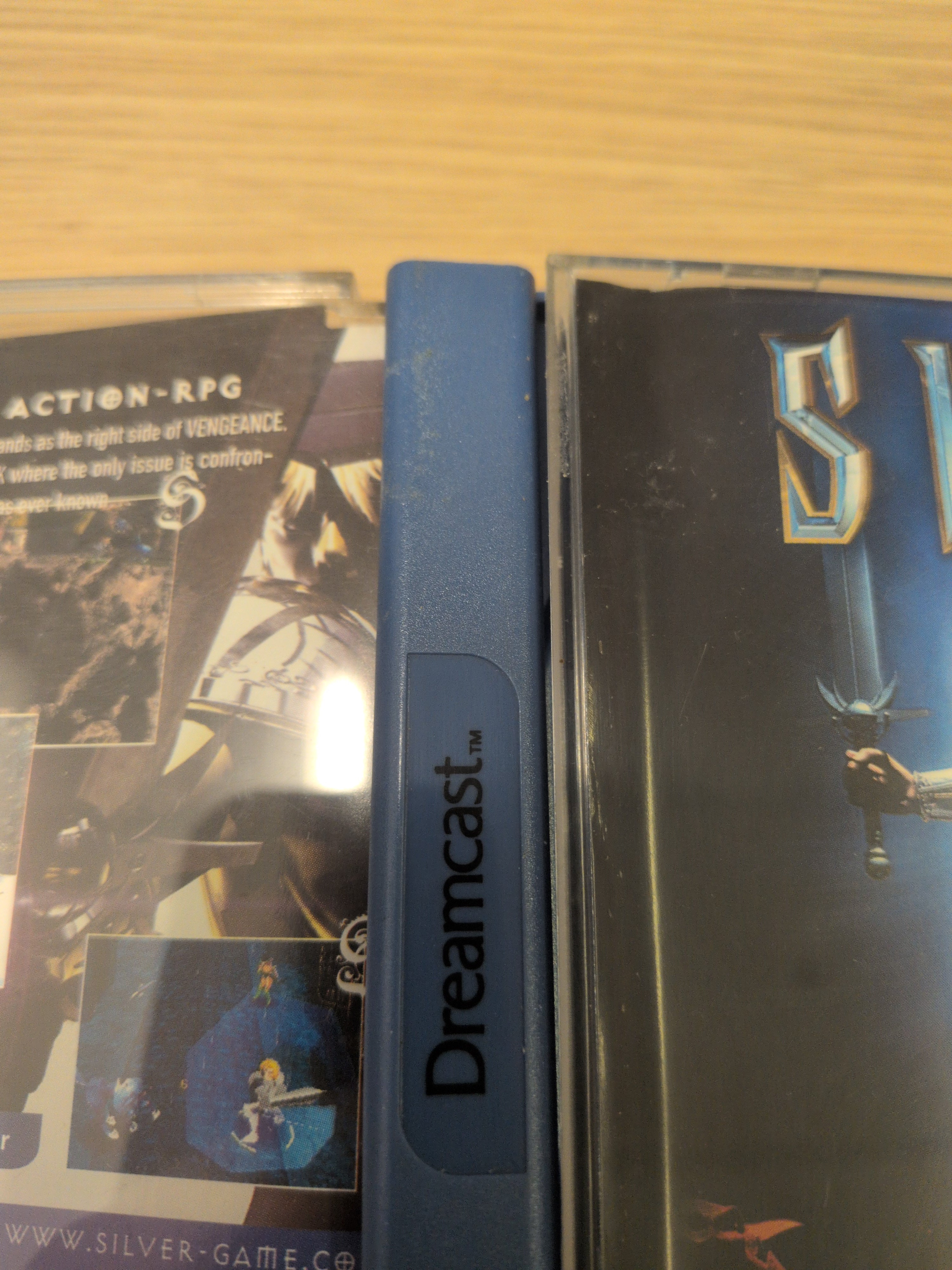 Silver Sega Dreamcast game