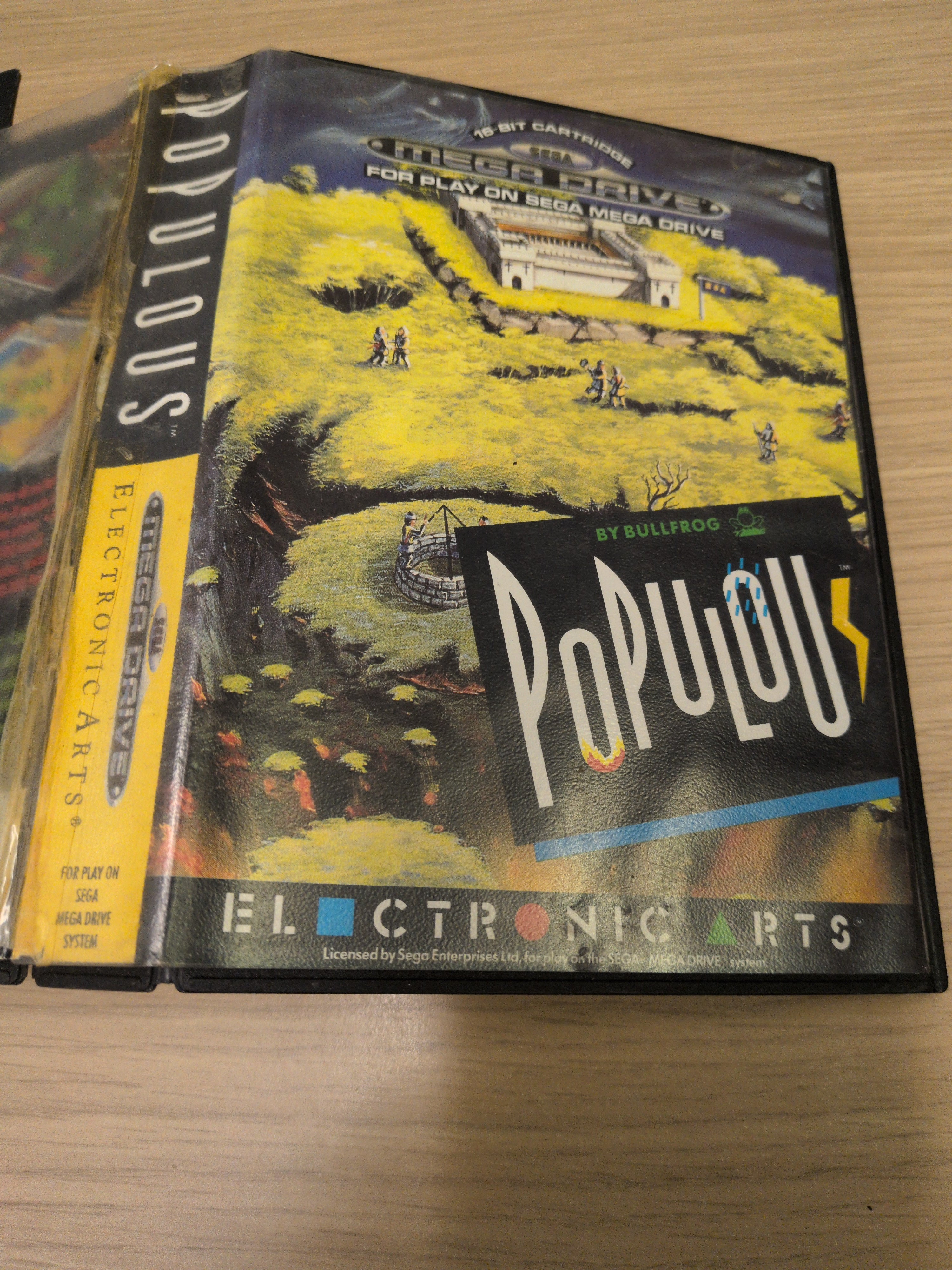 Populous Sega Mega Drive game