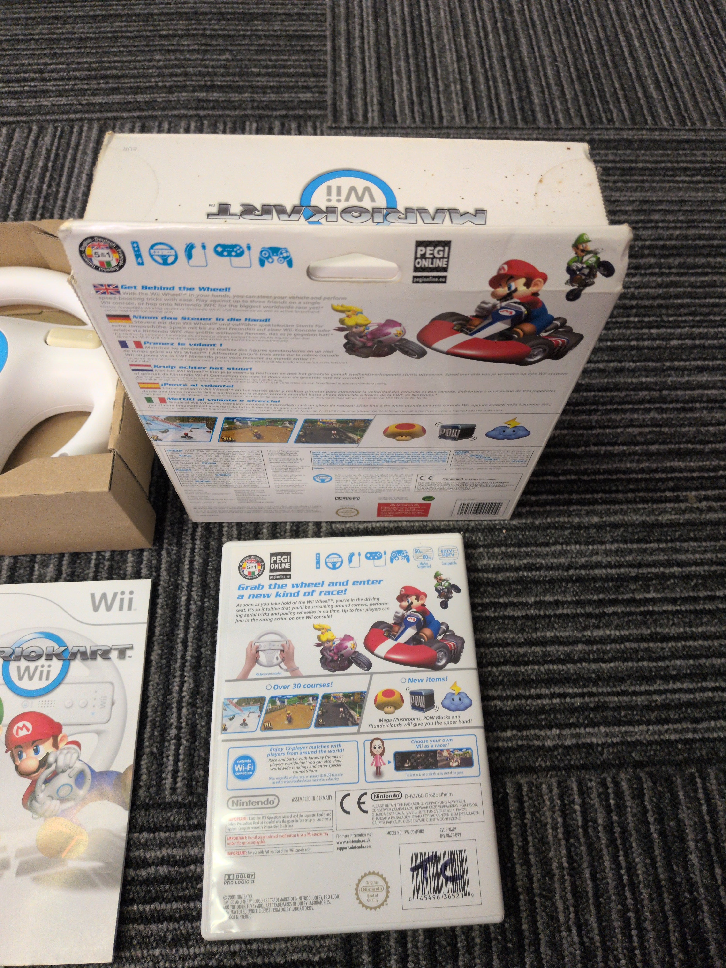 Mario Kart Wii Wheel Bundle Nintendo Wii Game