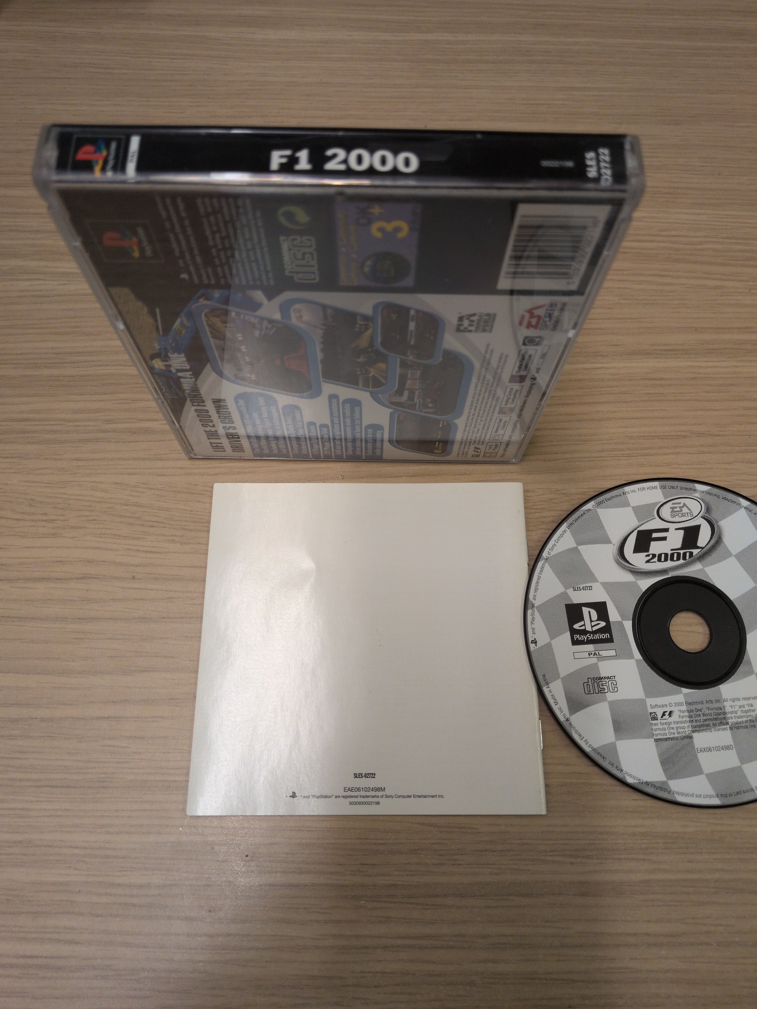 F1 2000 Sony PS1 game