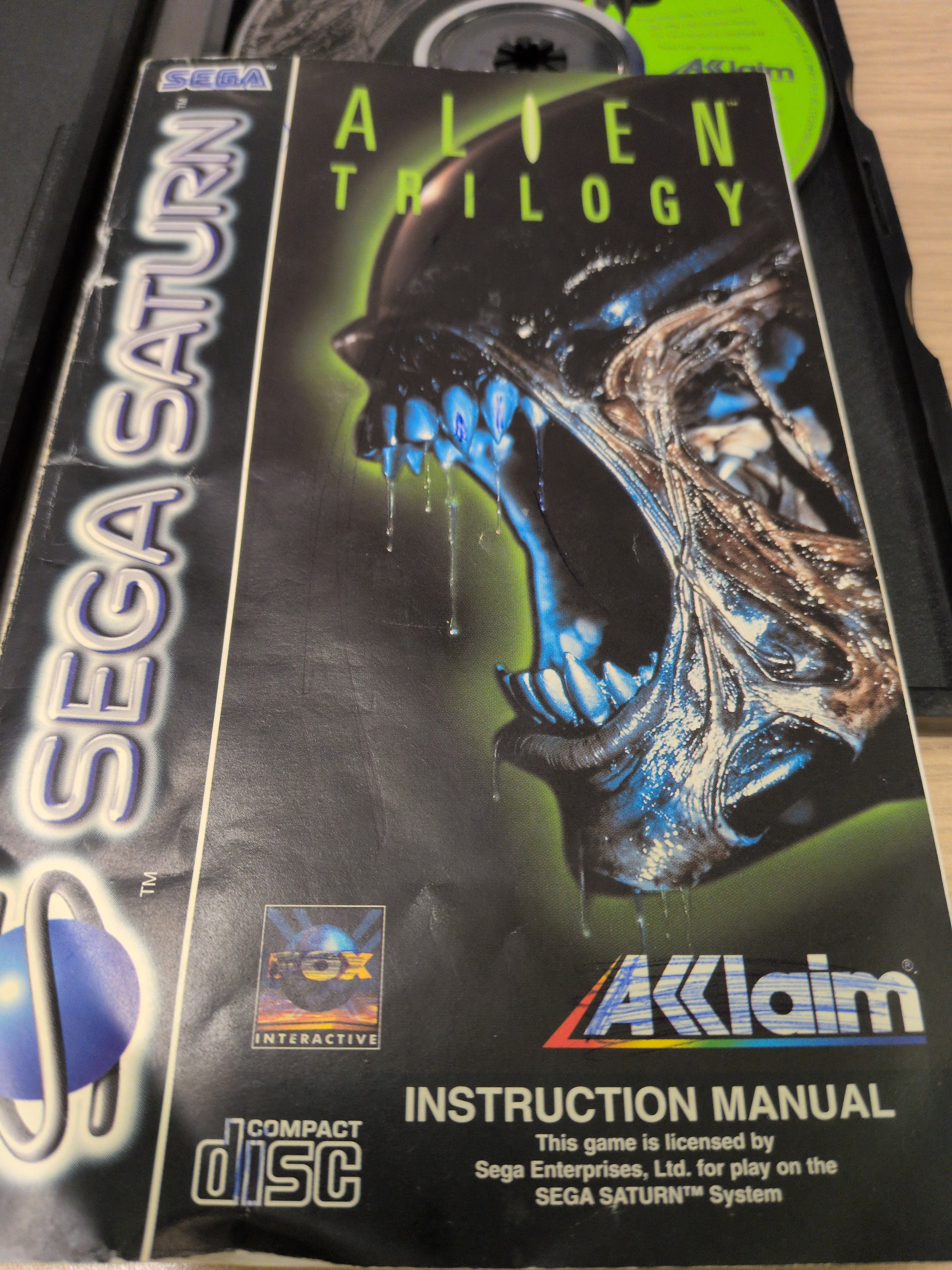 Alien Trilogy Sega Saturn game