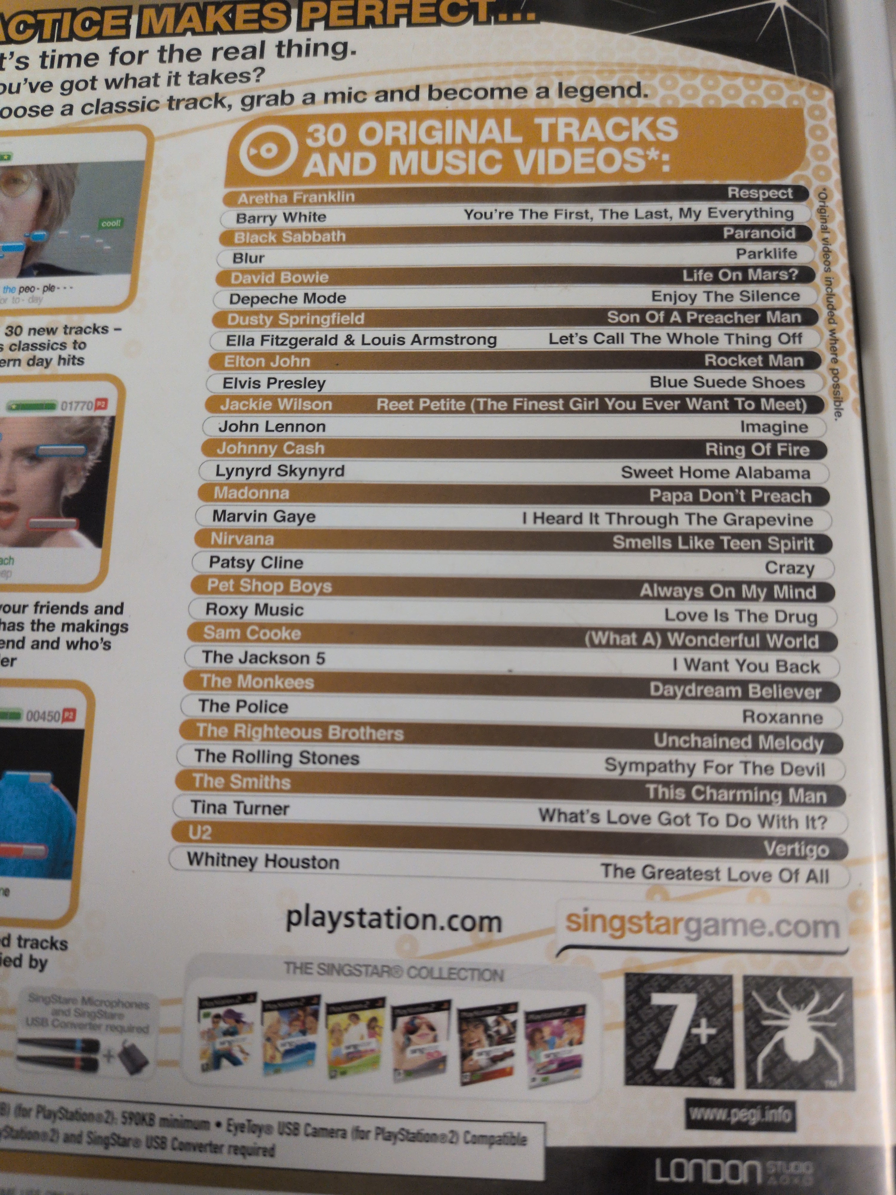 SingStar Bundle with Microphones Sony PS2 Playstation 2