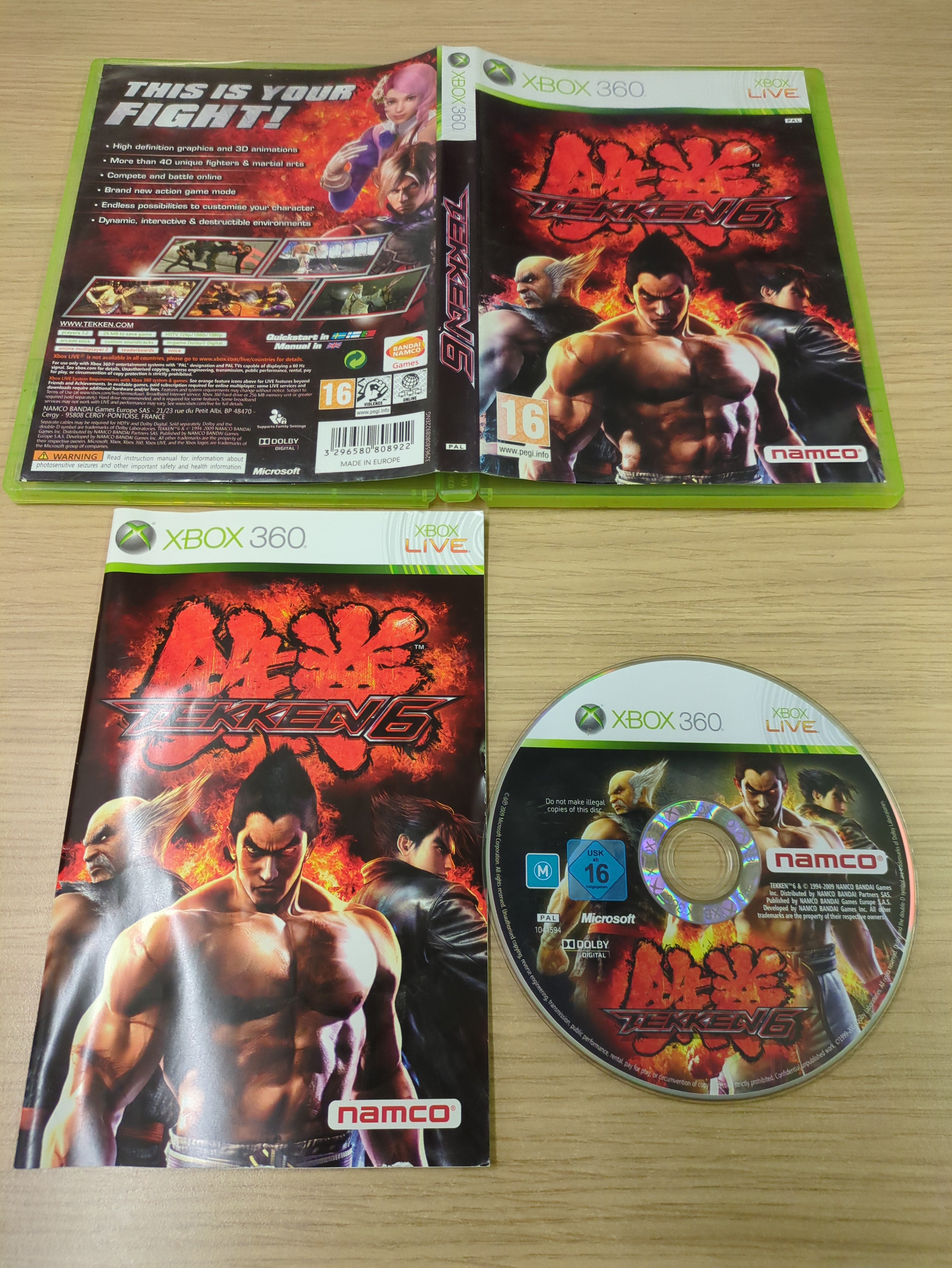 Tekken 6 Xbox 360 game