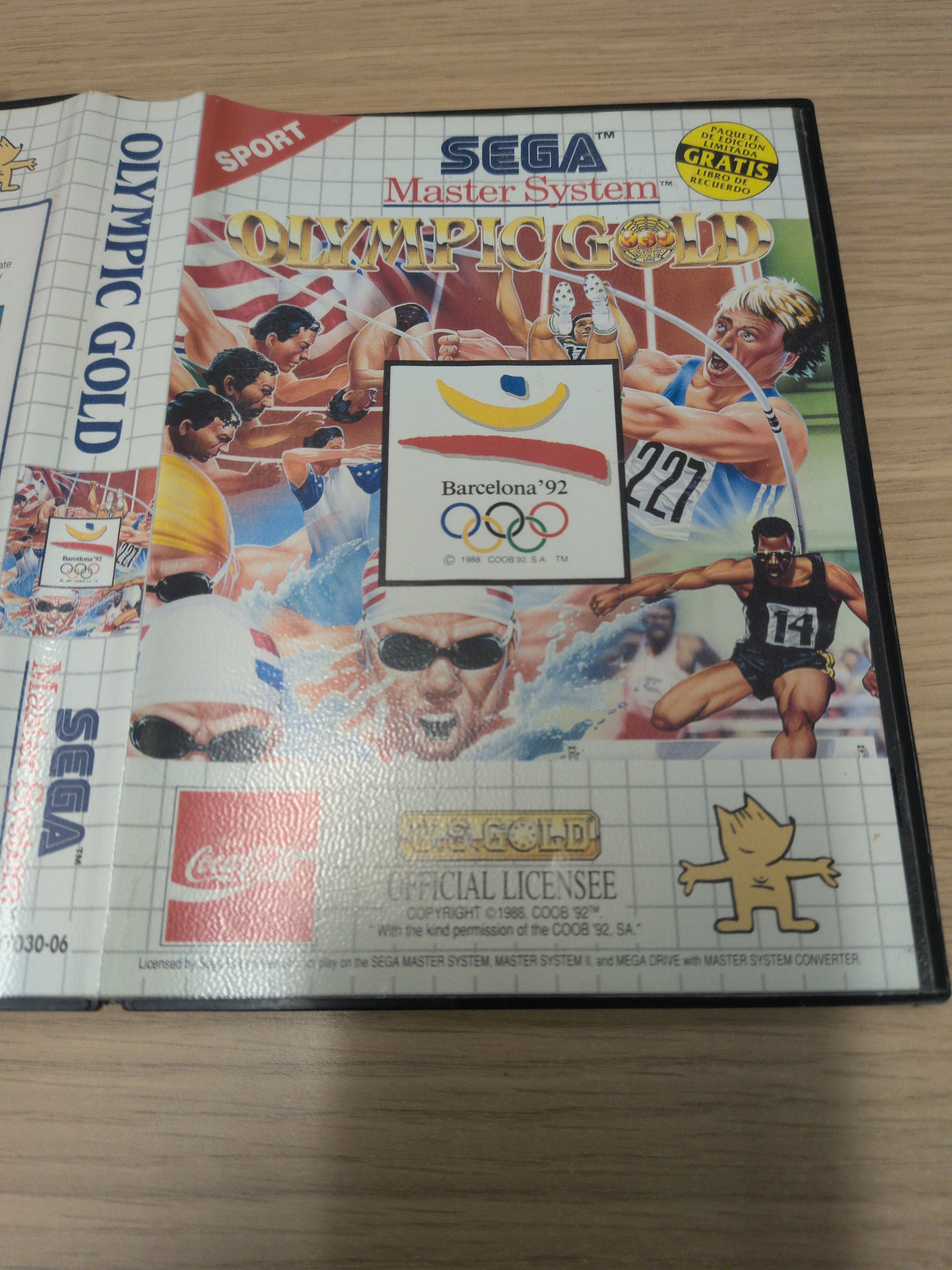 Olympic Gold: Barcelona '92 Sega Master System game