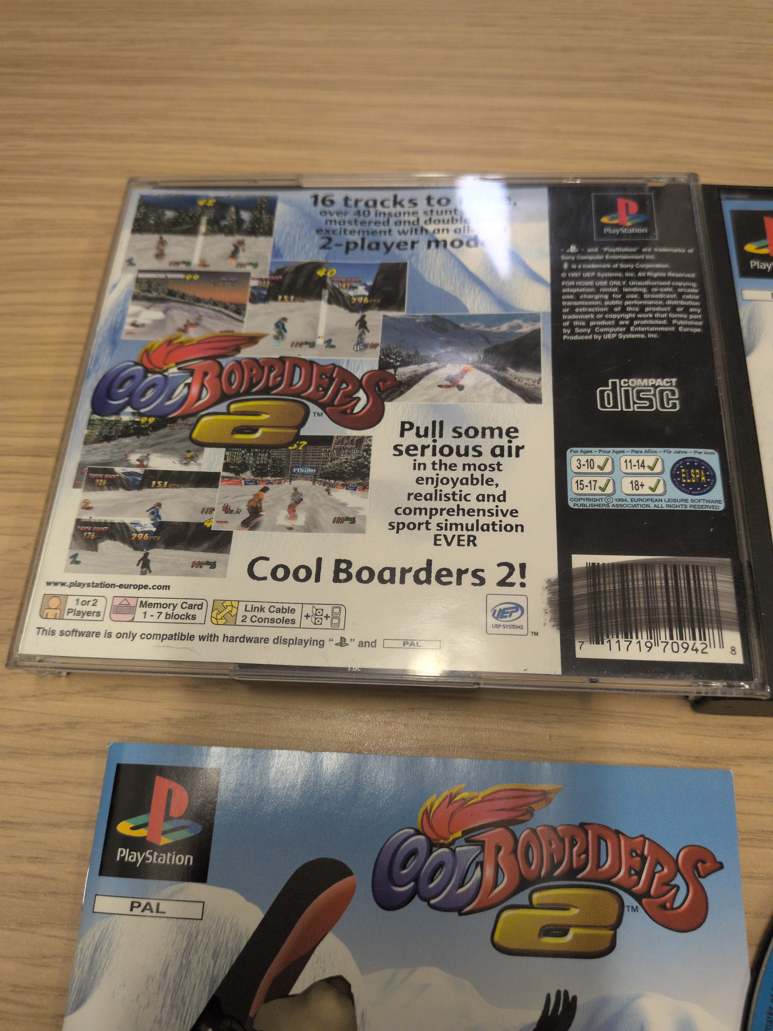 Cool Boarders 2 Sony PS1 game