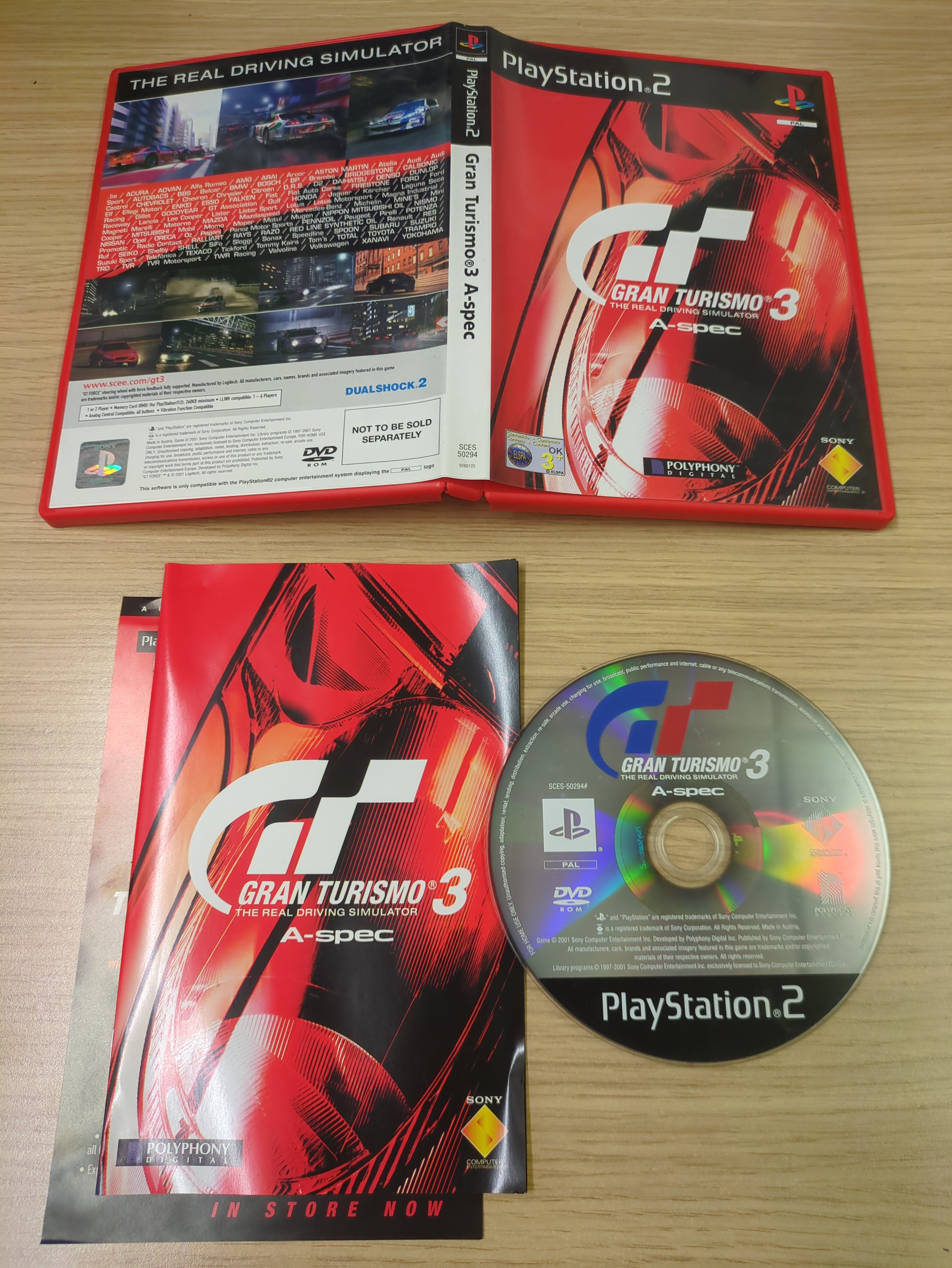 Gran Turismo 3 A-Spec Sony PS2 game
