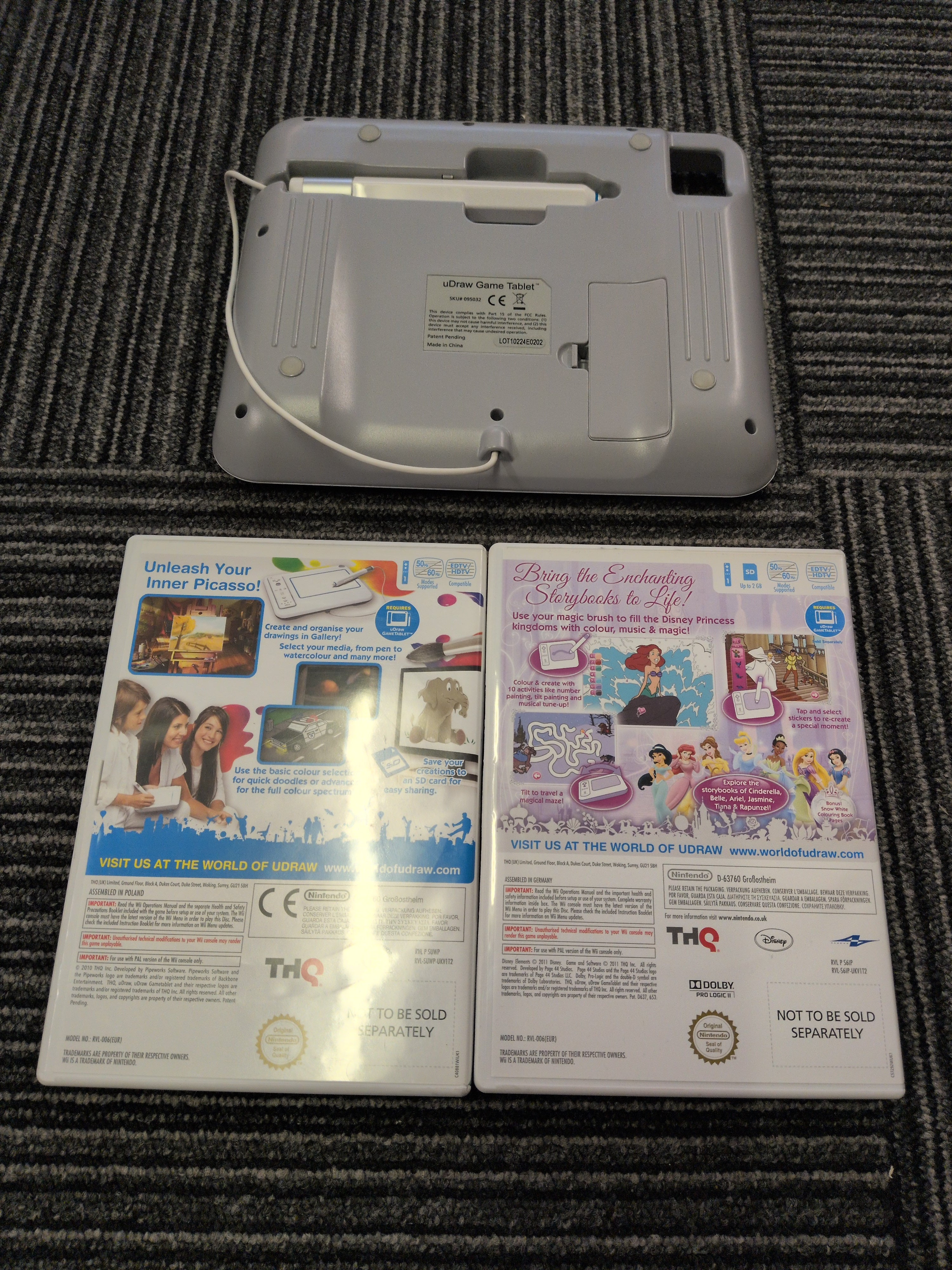 uDraw Tablet & Games bundle Nintendo Wii