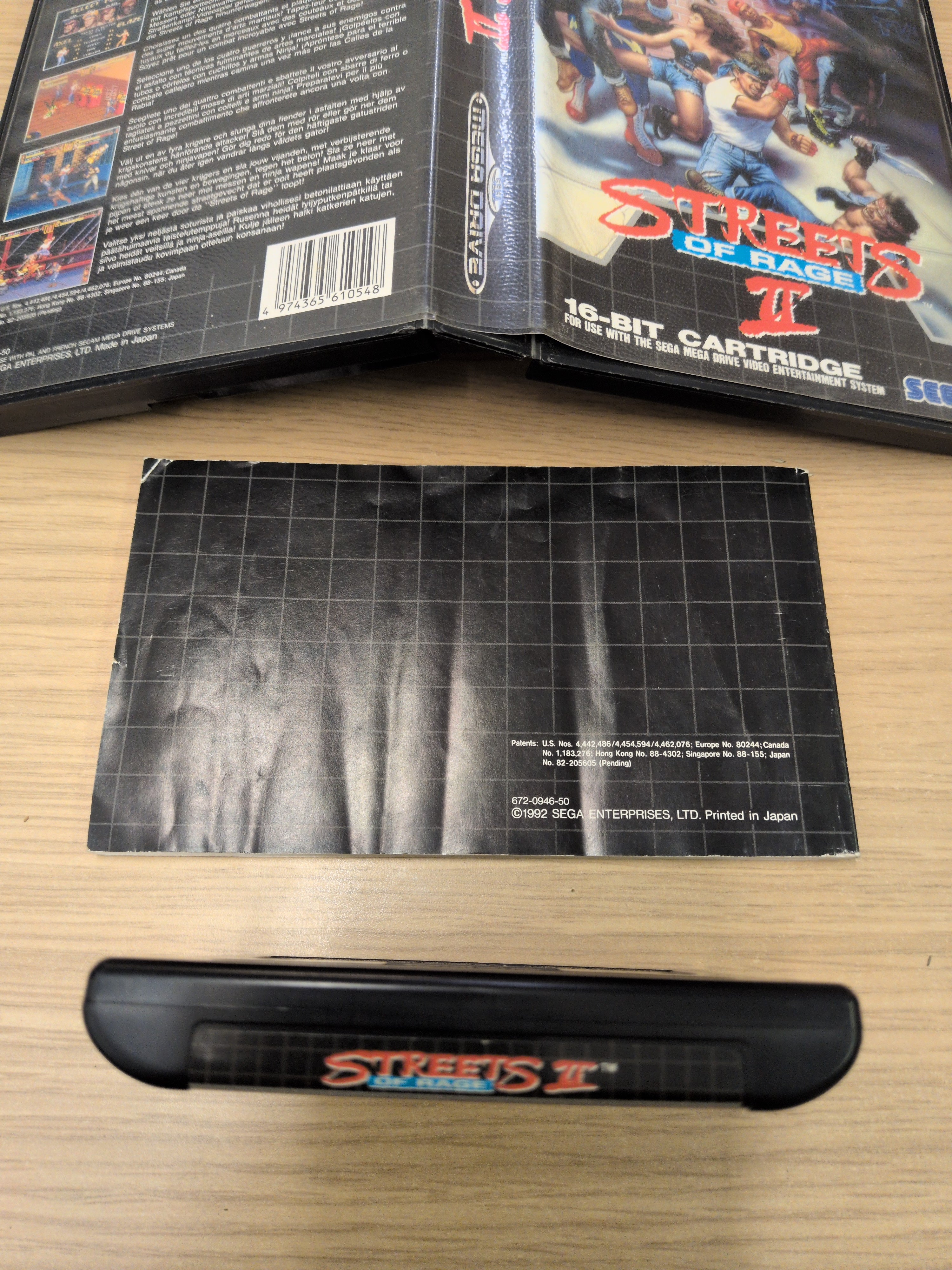 Streets of Rage II Sega Mega Drive game