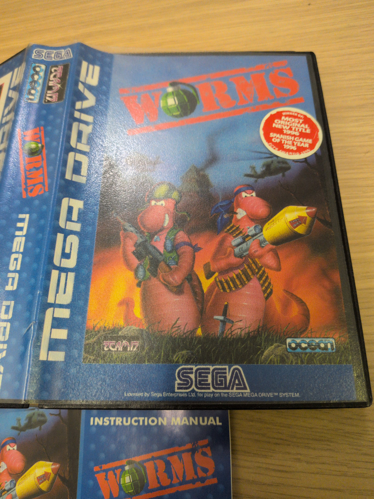 Worms Sega Mega Drive game