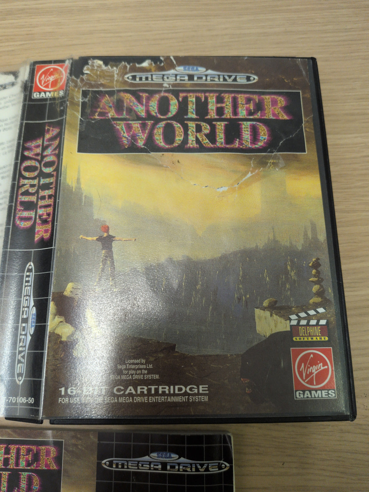 Another World Sega Mega Drive game