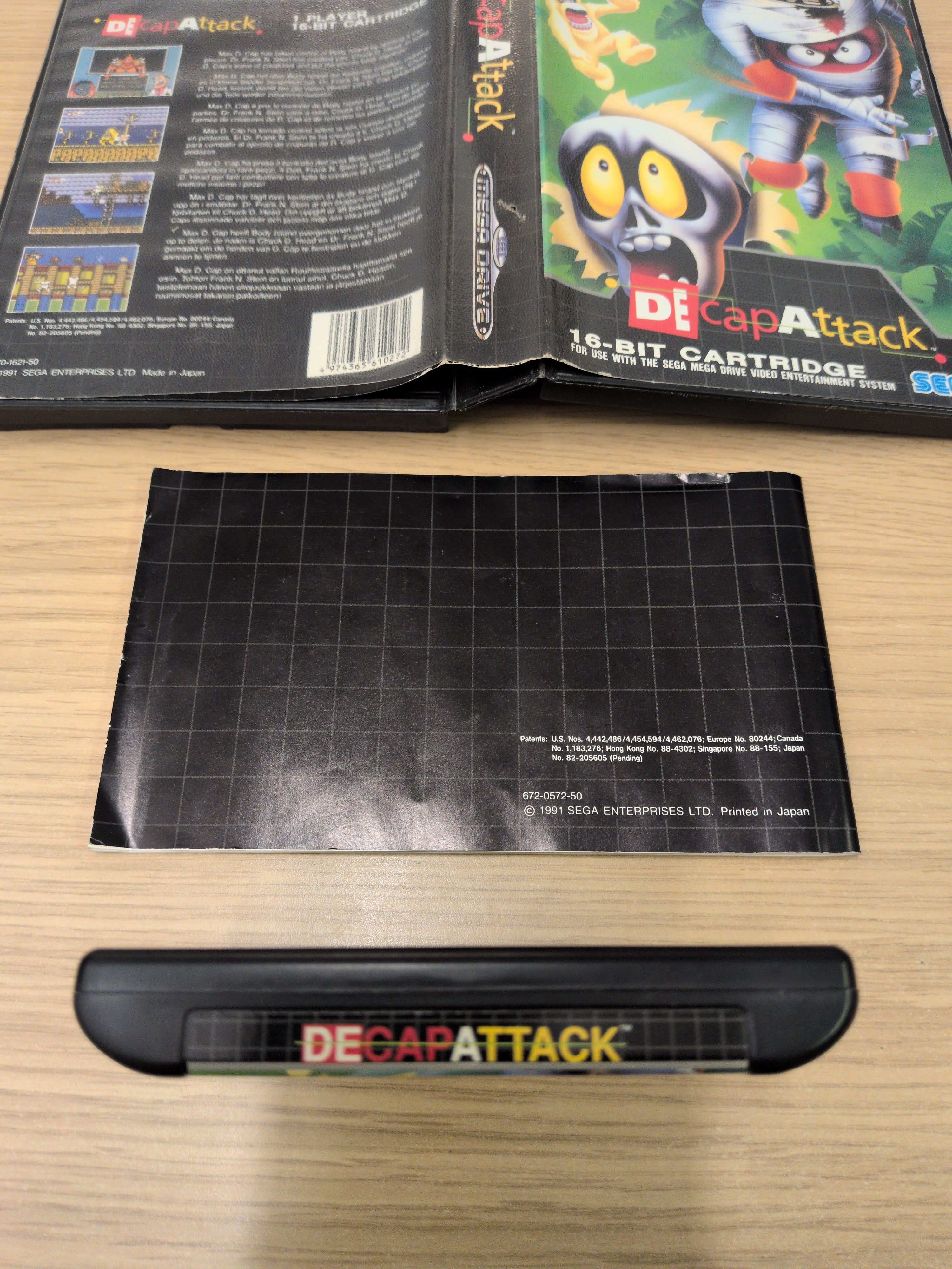 Decap Attack Sega Mega Drive game