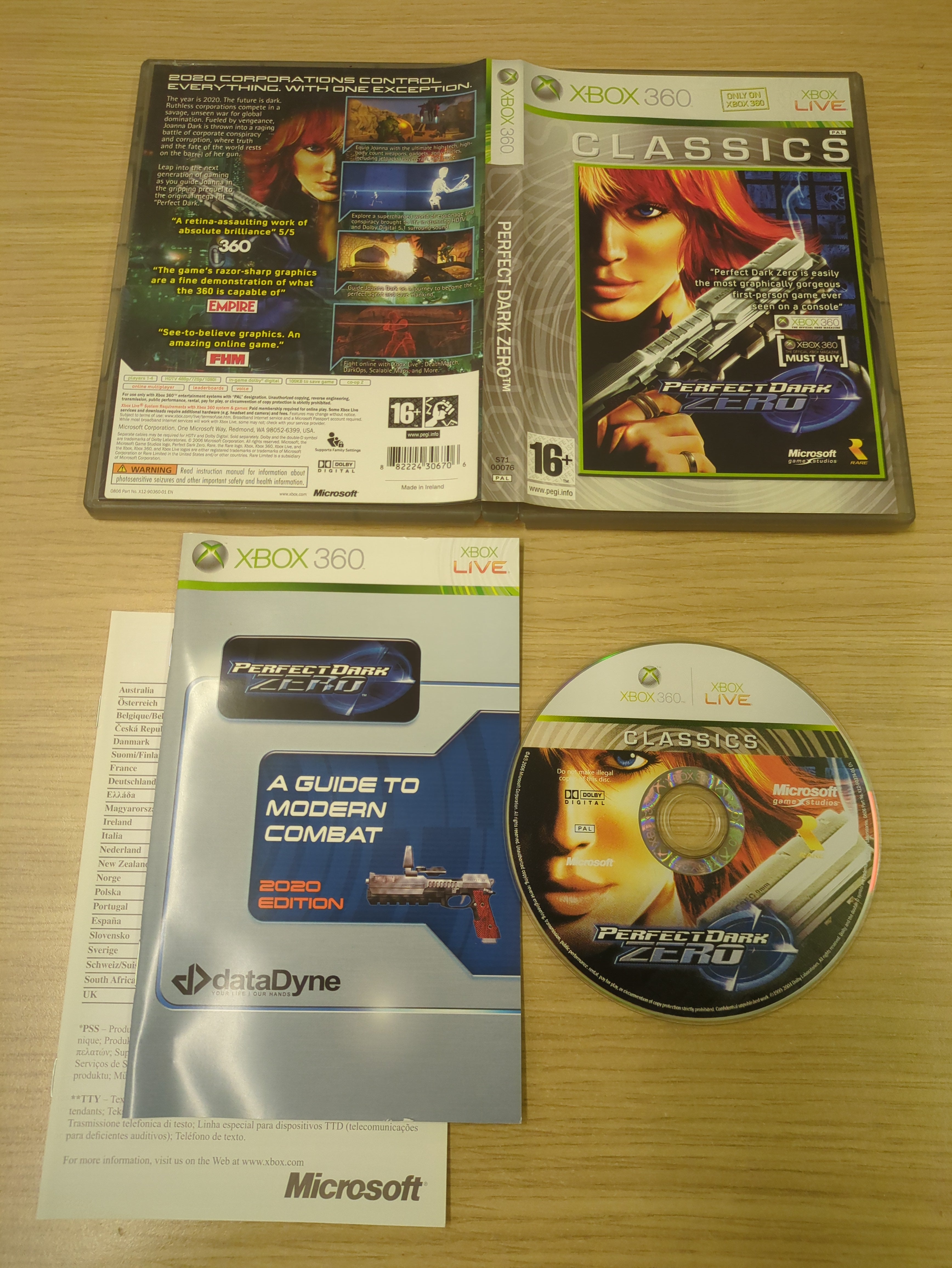 Perfect Dark Zero Xbox 360 Classics game