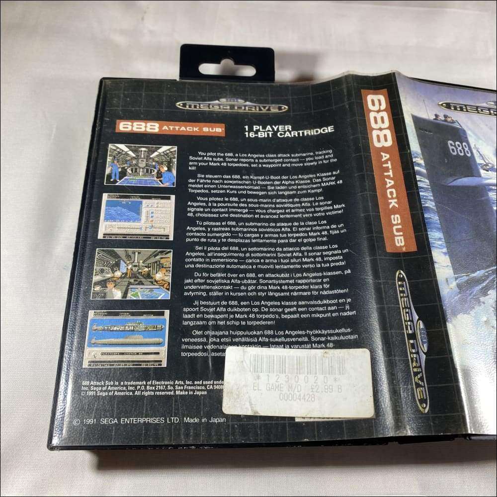 Buy 688 Sub attack Sega megadrive game complete -@ 8BitBeyond
