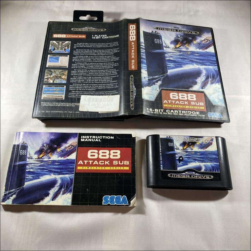 Buy 688 Sub attack Sega megadrive game complete -@ 8BitBeyond