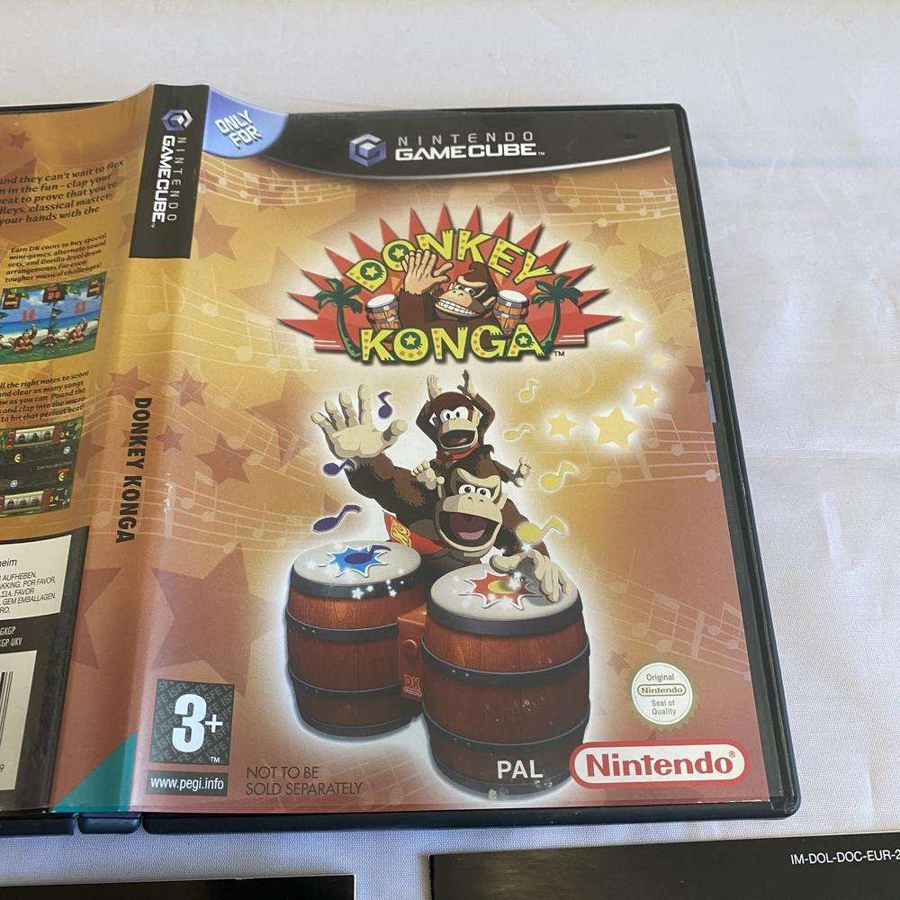 Buy Donkey Konga Nintendo GameCube game with vip -@ 8BitBeyond