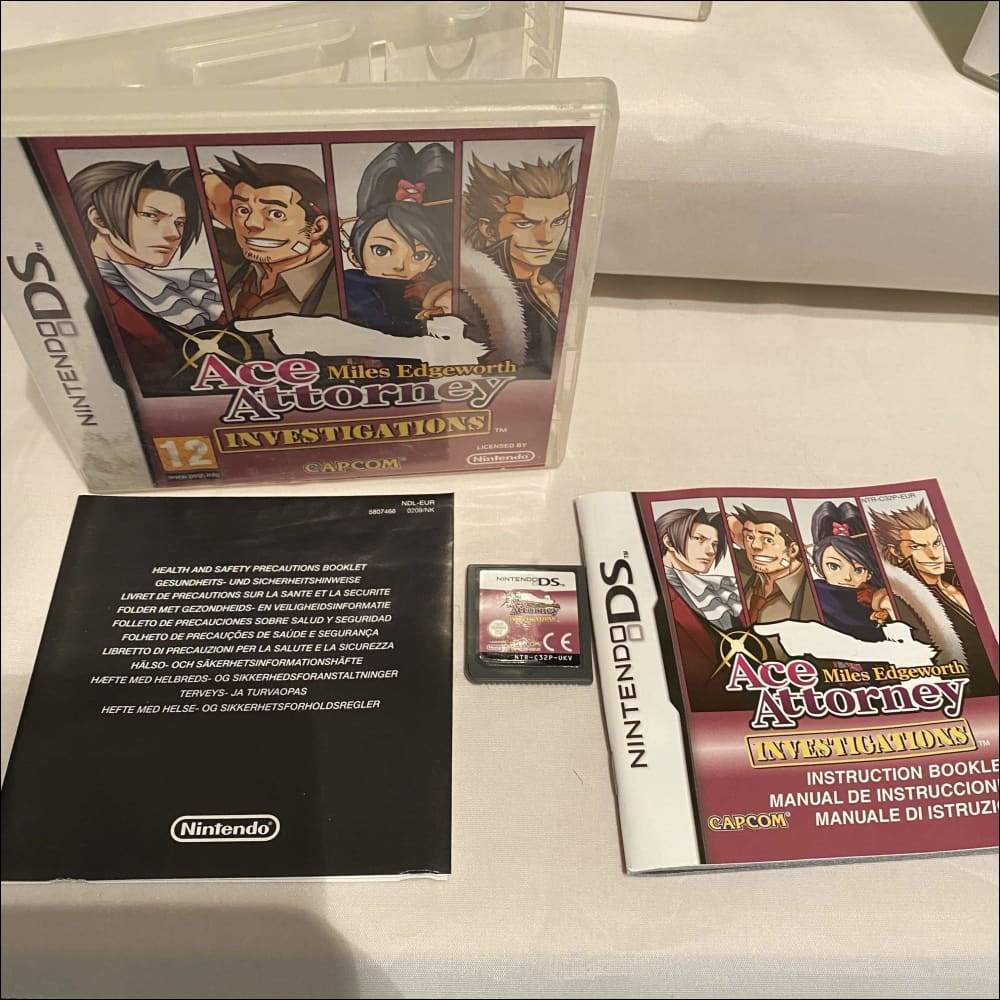 Buy Ace attorney miles Edgeworth investigation -@ 8BitBeyond