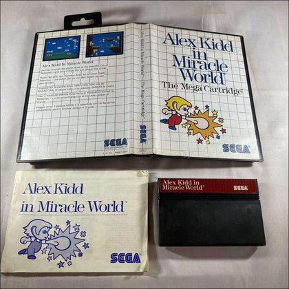 Buy Alex Kidd in miracle world Sega mastersystem complete -@ 8BitBeyond