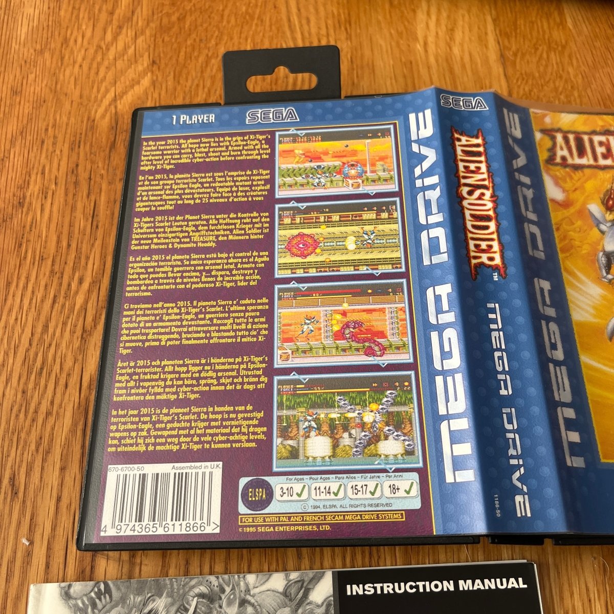 Buy Alien Soldier Sega mega drive game -@ 8BitBeyond