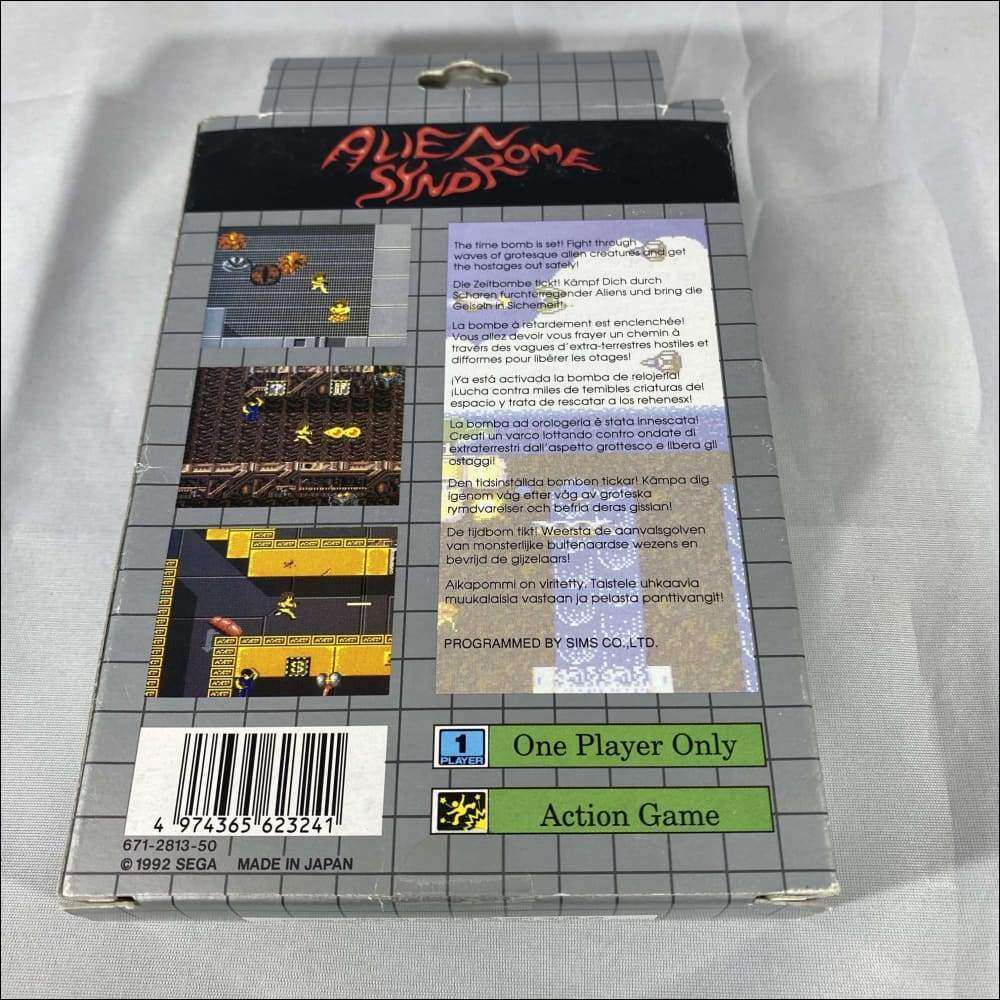 Buy Alien Syndrome Sega GameGear game boxed complete -@ 8BitBeyond