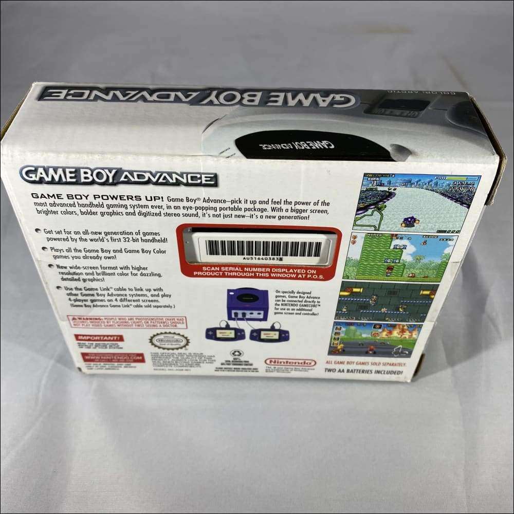 Buy Arctic white Nintendo Game boy Advance boxed console -@ 8BitBeyond