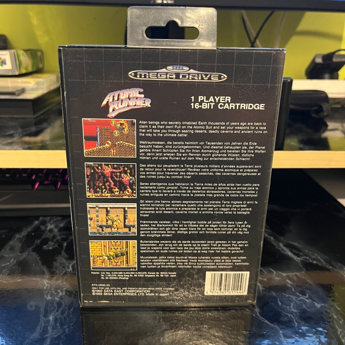 Buy Atomic Runner Sega megadrive -@ 8BitBeyond