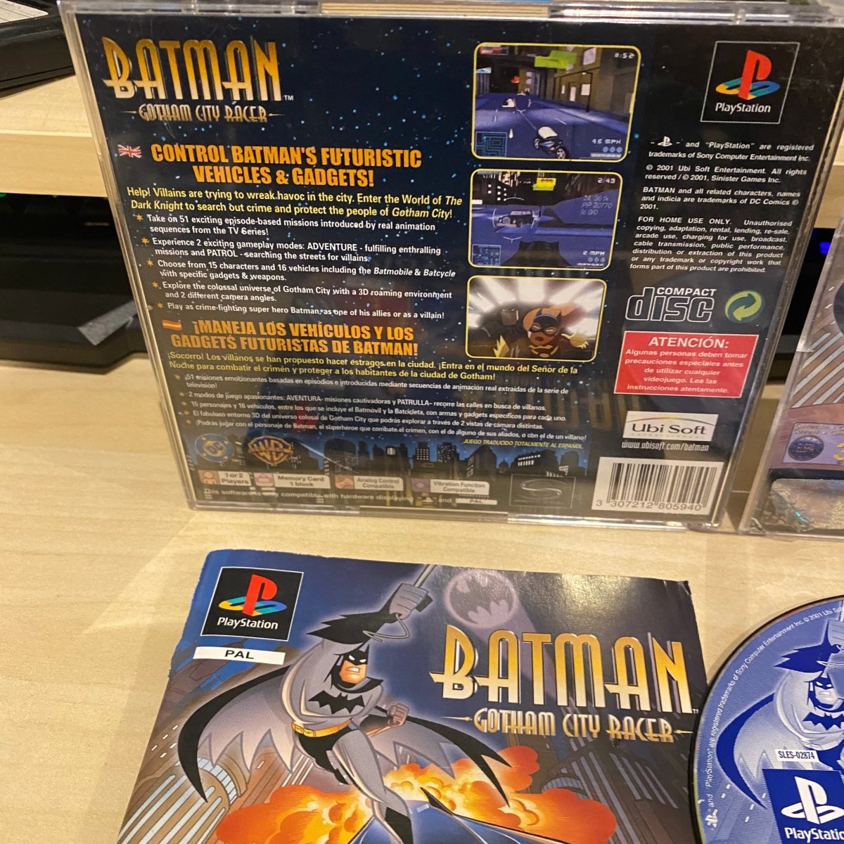 Batman Gotham city racer Ps1 game – retro game store uk - 8BitBeyond.com