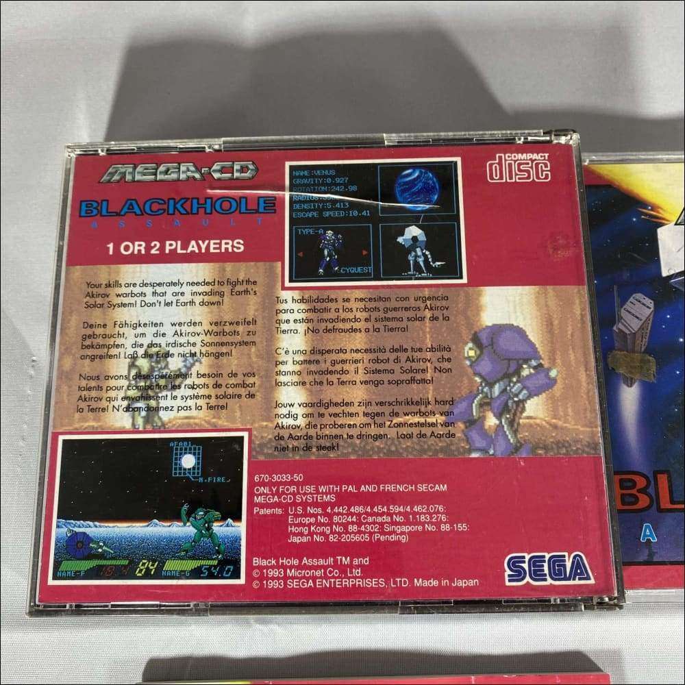 Buy Blackhole assault Sega mega cd -@ 8BitBeyond