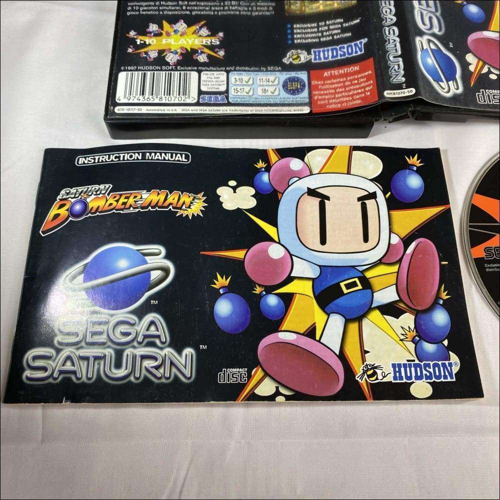 Buy Bomberman gen2 case Sega saturn game complete -@ 8BitBeyond