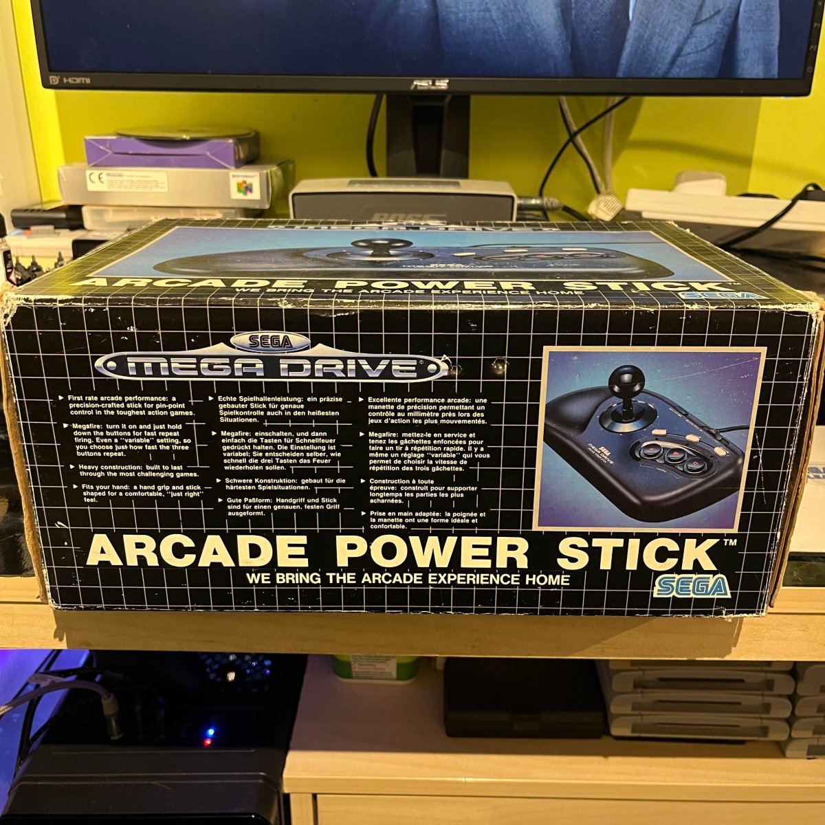 Buy Boxed megadrive arcade power stick -@ 8BitBeyond