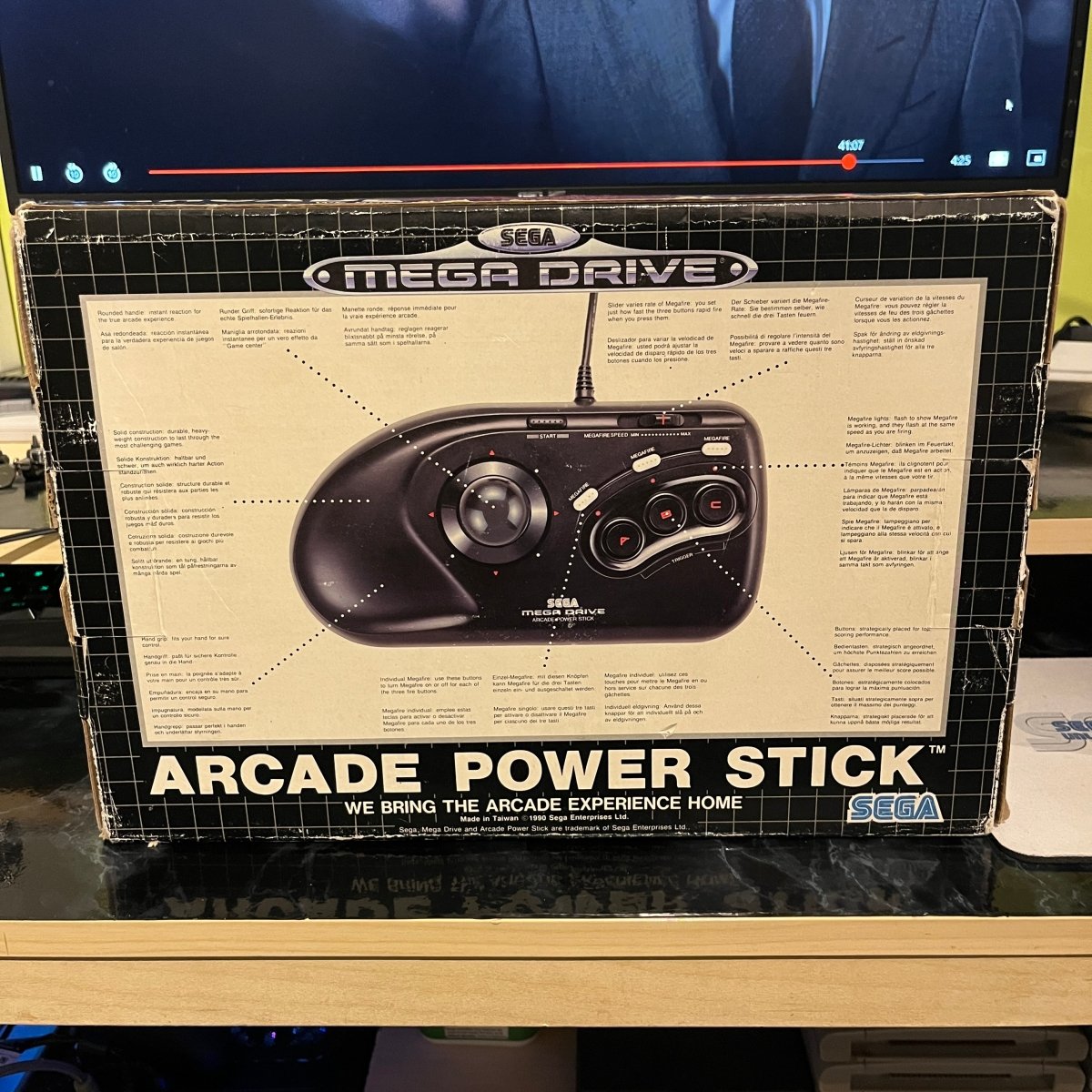 Buy Boxed megadrive arcade power stick -@ 8BitBeyond