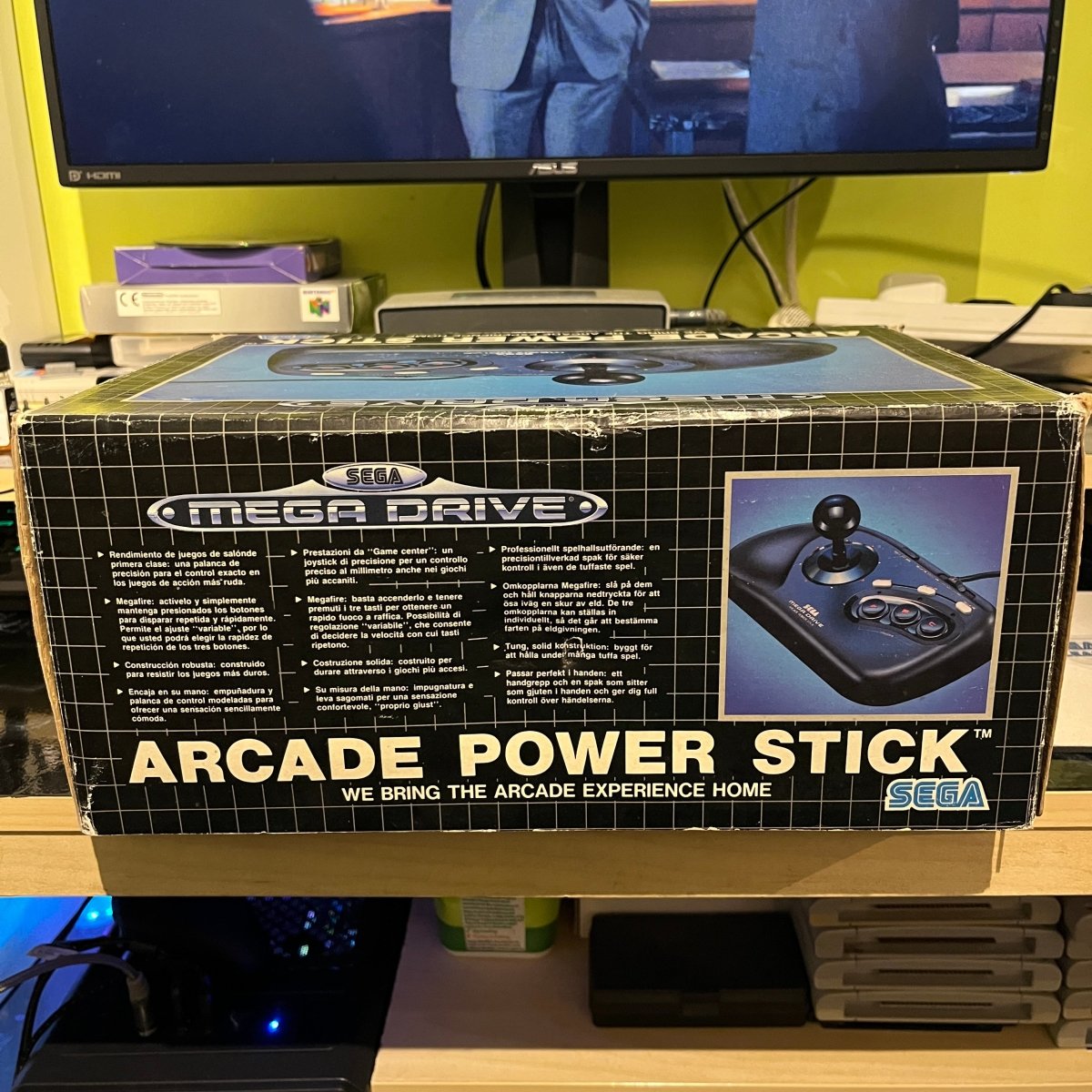 Buy Boxed megadrive arcade power stick -@ 8BitBeyond