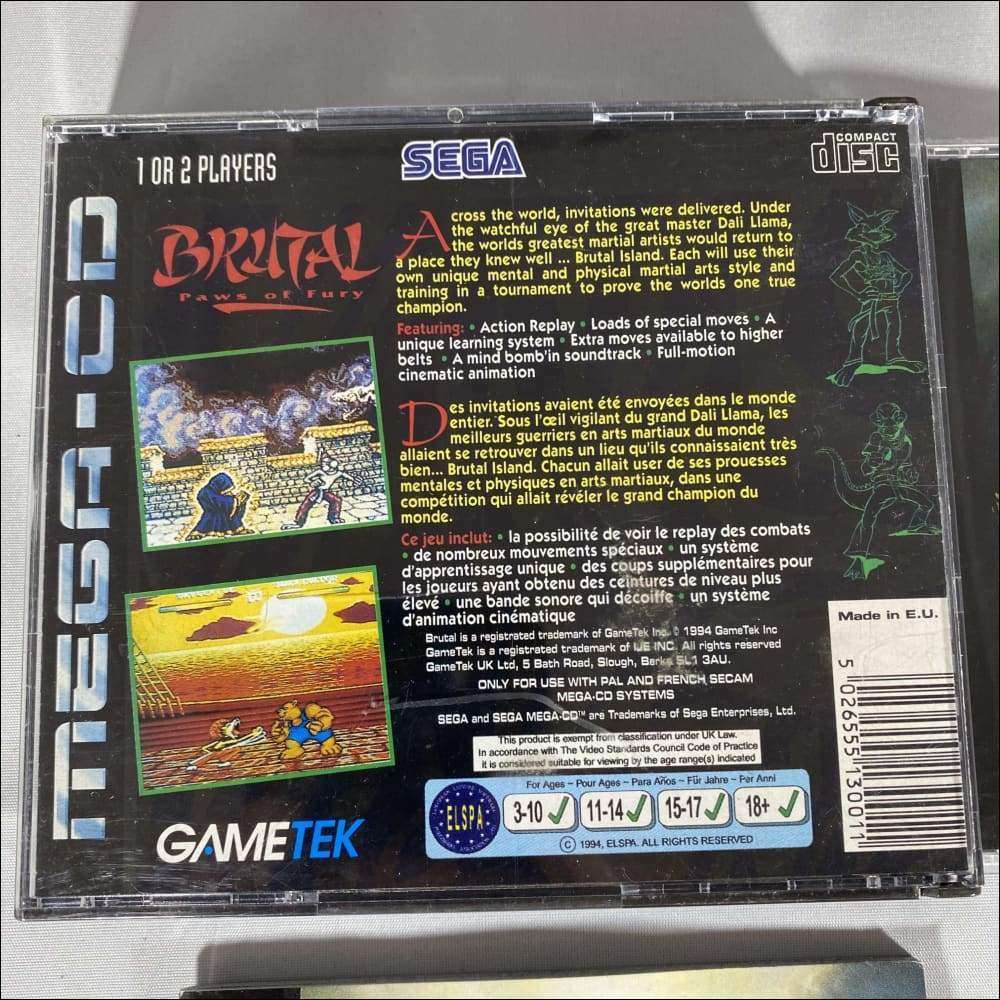 Buy Brutal paws of fury Sega mega cd -@ 8BitBeyond