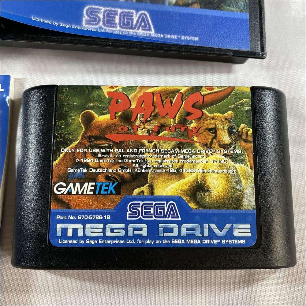 Buy Brutal paws of fury Sega megadrive game complete -@ 8BitBeyond
