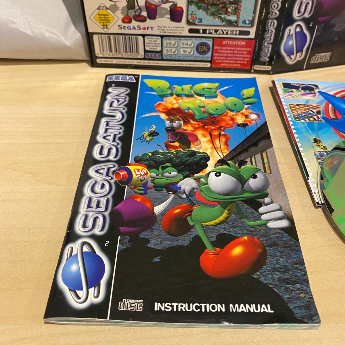 Bug Too Sega Saturn PAL セガサターン Bug Too (Sega Saturn, 1996) for sale online | eBay