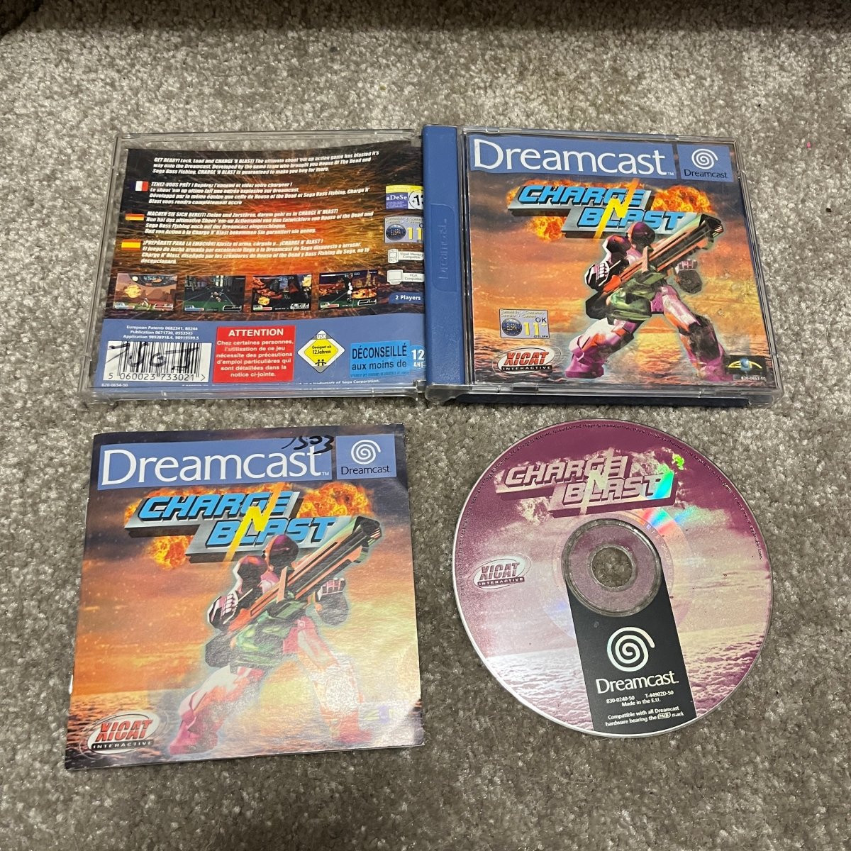 Buy Charge Blast Sega dreamcast game -@ 8BitBeyond