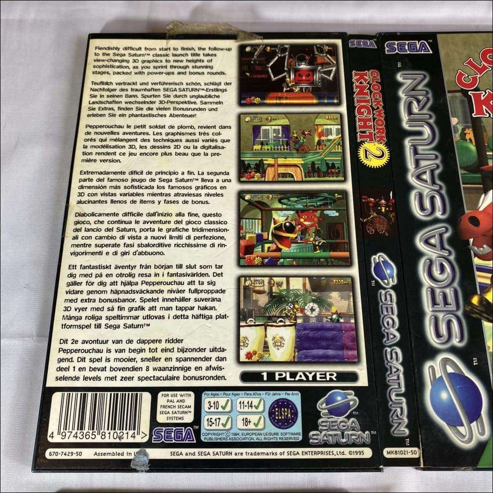 Buy Clockwork knight 2 Sega saturn game complete -@ 8BitBeyond