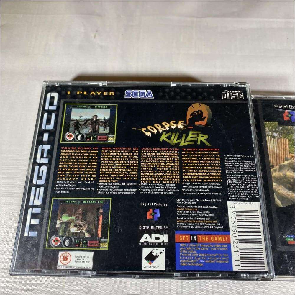 Buy Corpse Killer Sega mega cd game complete -@ 8BitBeyond