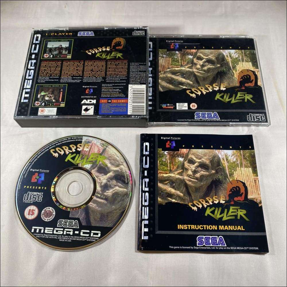 Buy Corpse Killer Sega mega cd game complete -@ 8BitBeyond