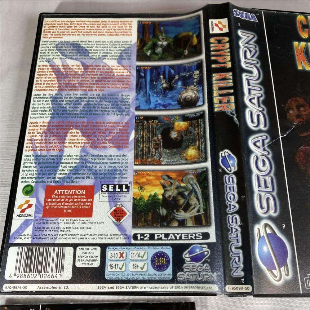 Buy Crypt killer gen2 case Sega saturn game complete -@ 8BitBeyond