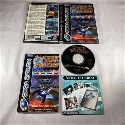 Buy Cyber Speedway Sega saturn game complete -@ 8BitBeyond