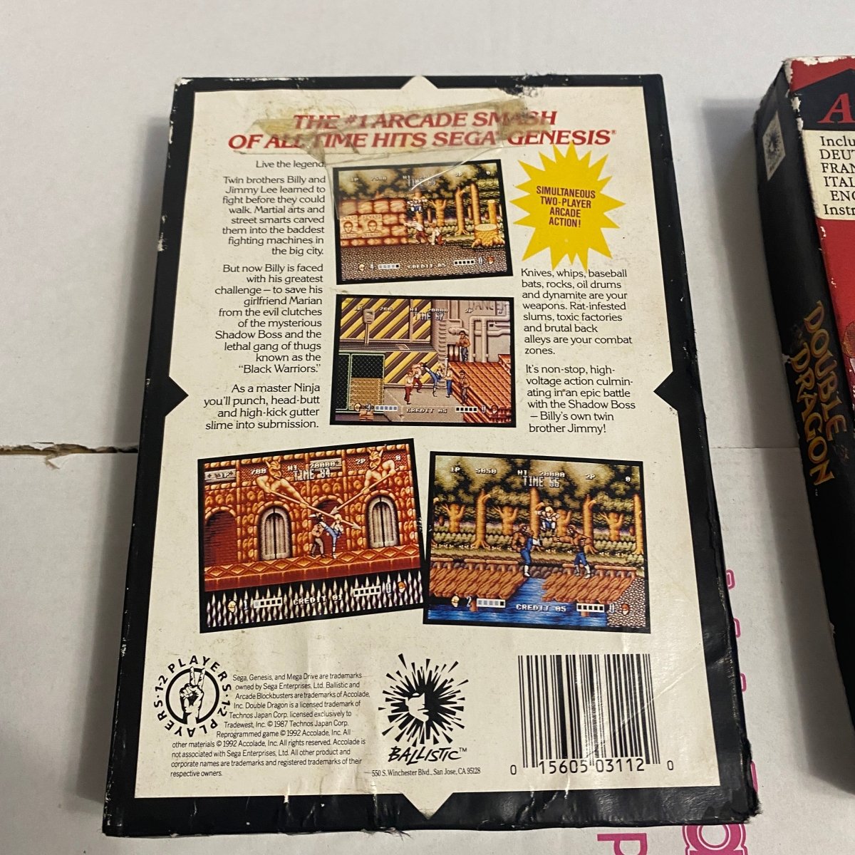 Buy Double Dragon Sega megadrive -@ 8BitBeyond