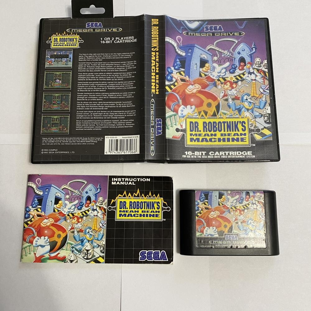 Buy Dr. Robotnik's Mean Bean Machine Sega megadrive game -@ 8BitBeyond