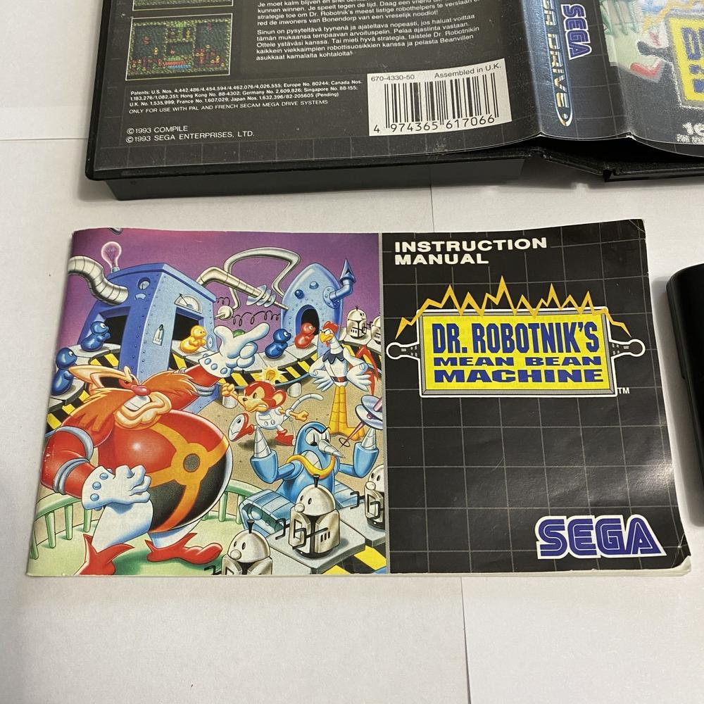 Buy Dr. Robotnik's Mean Bean Machine Sega megadrive game -@ 8BitBeyond